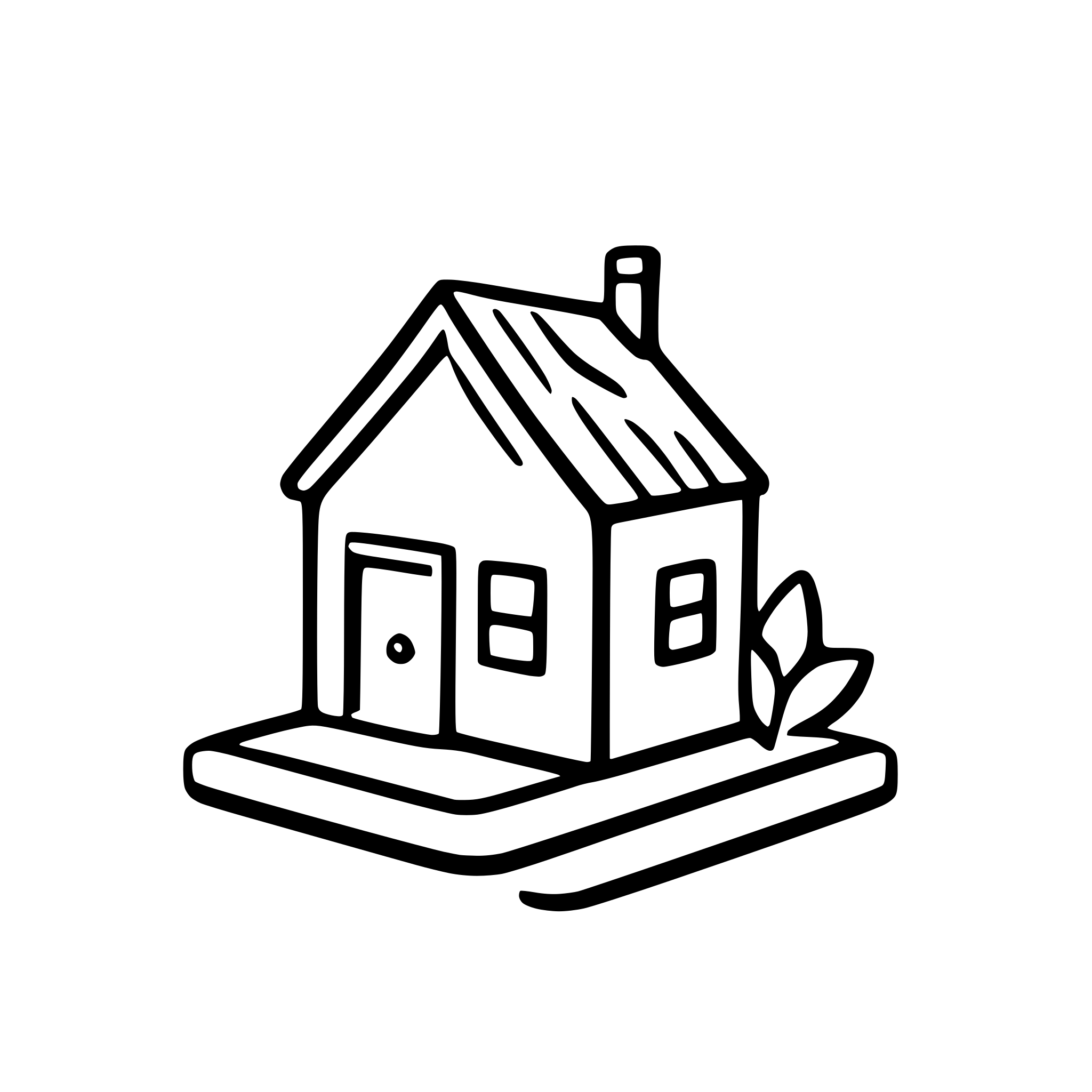 AI-generated SVG of a home icon