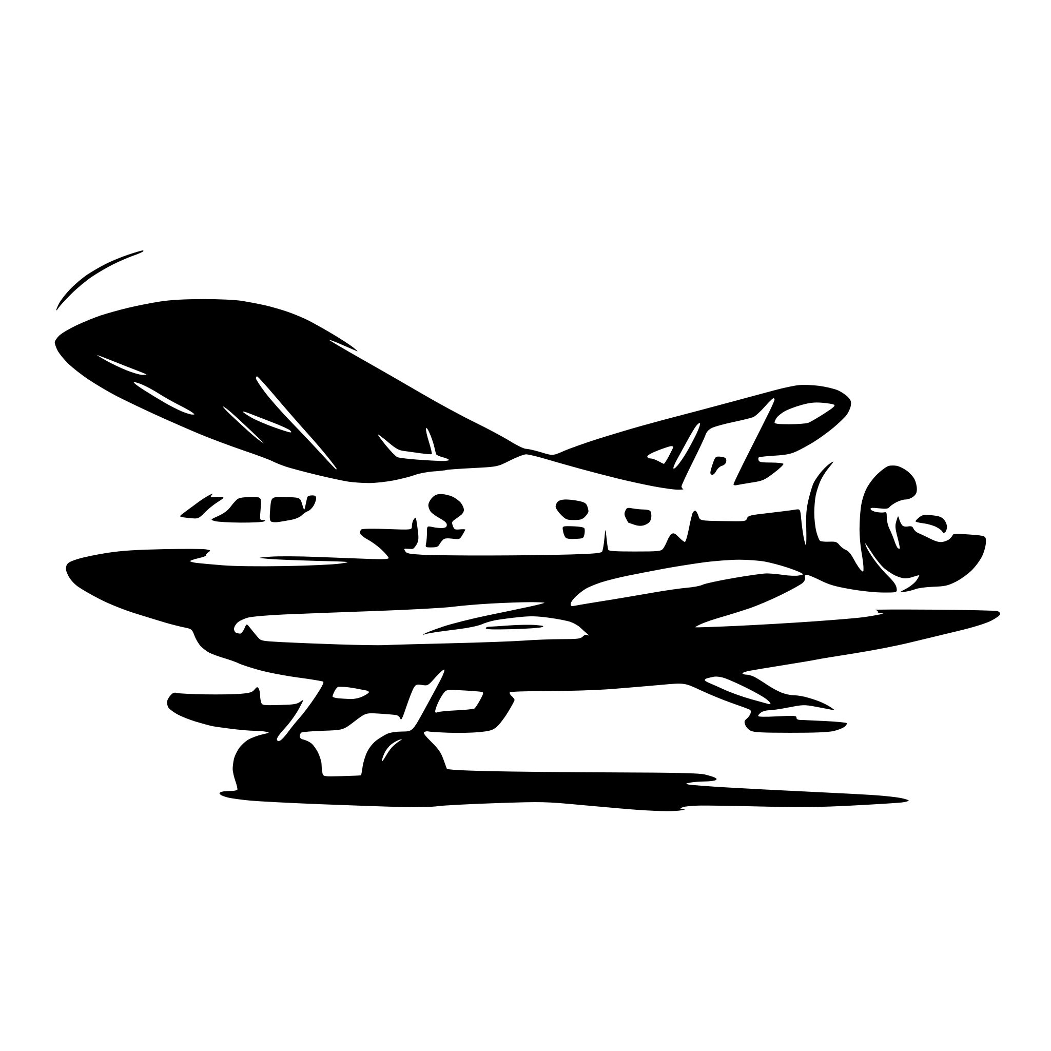 AI-generated SVG of 'aircraft'