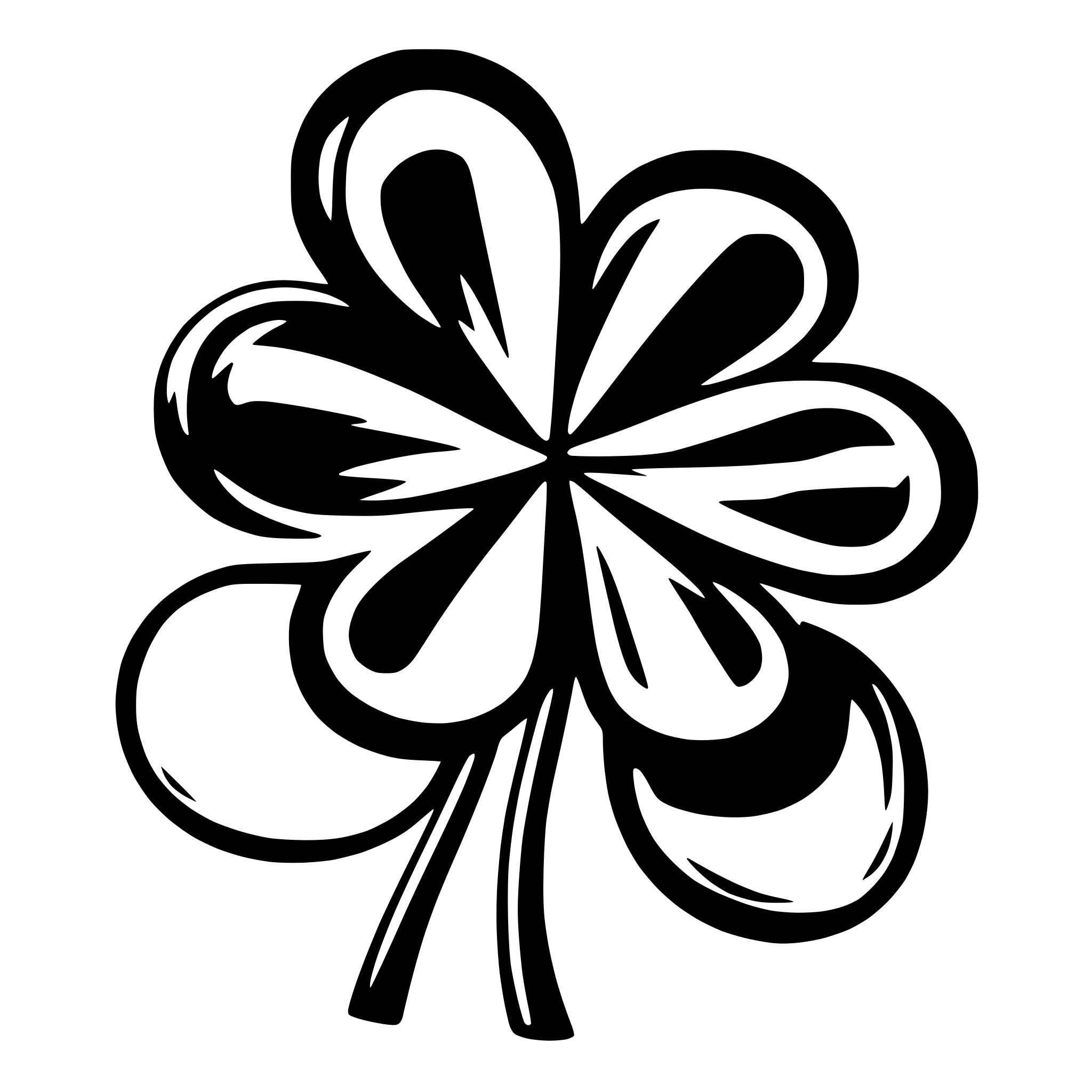 AI-generated SVG of 'Generate a beautiful lucky cloverleaf'