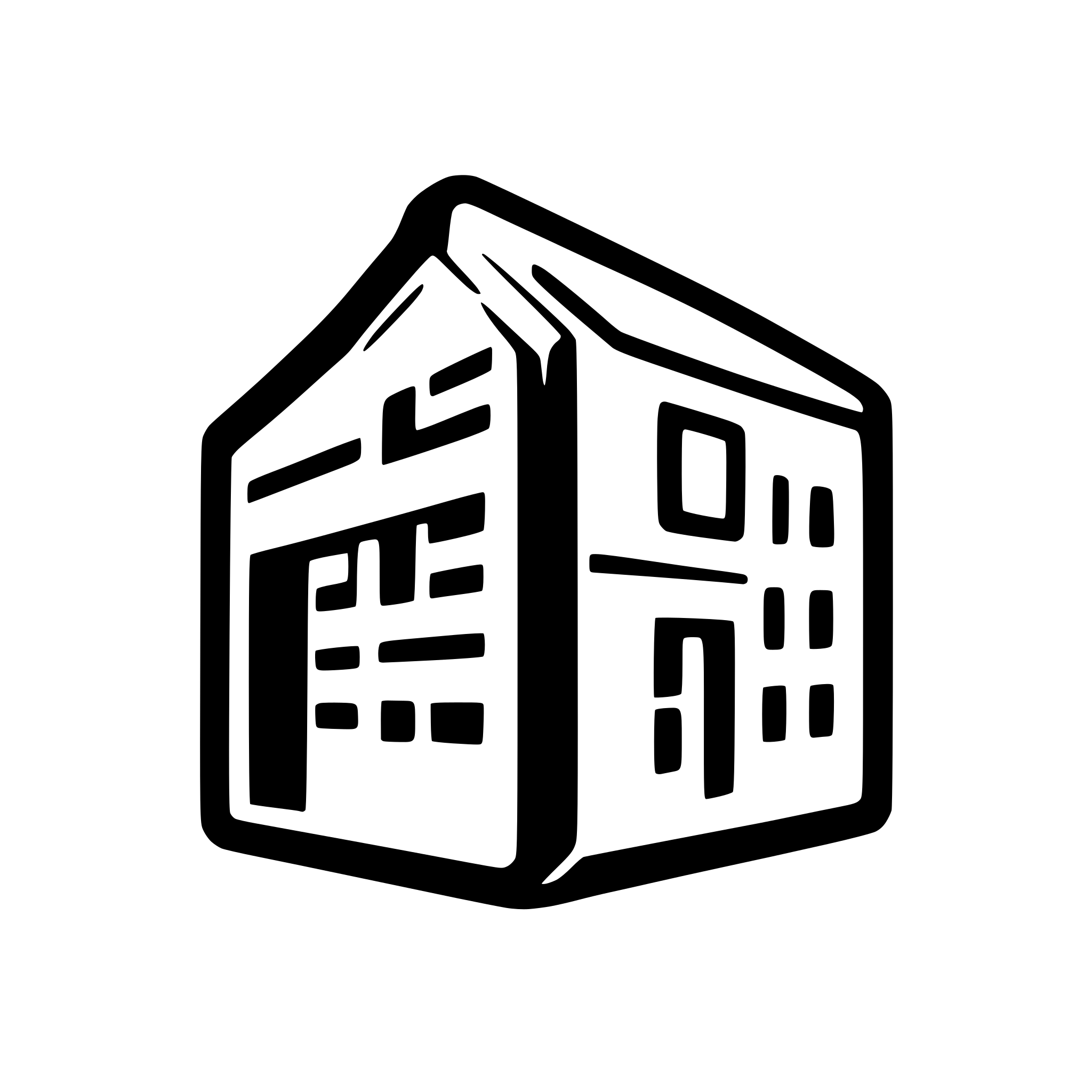 AI-generated SVG of a A modern logo for ConstructIt featuring a simplified house/building outline with blueprint-style grid lines. The structure incorporates digital elements like a screen or device. The wordmark 'ConstructIt' appears beside or below the icon with 'Construct' in navy blue and 'It' in construction yellow or a different weight to emphasize the tech aspect. The overall design is clean, professional, and optimized for animation with anime.js.