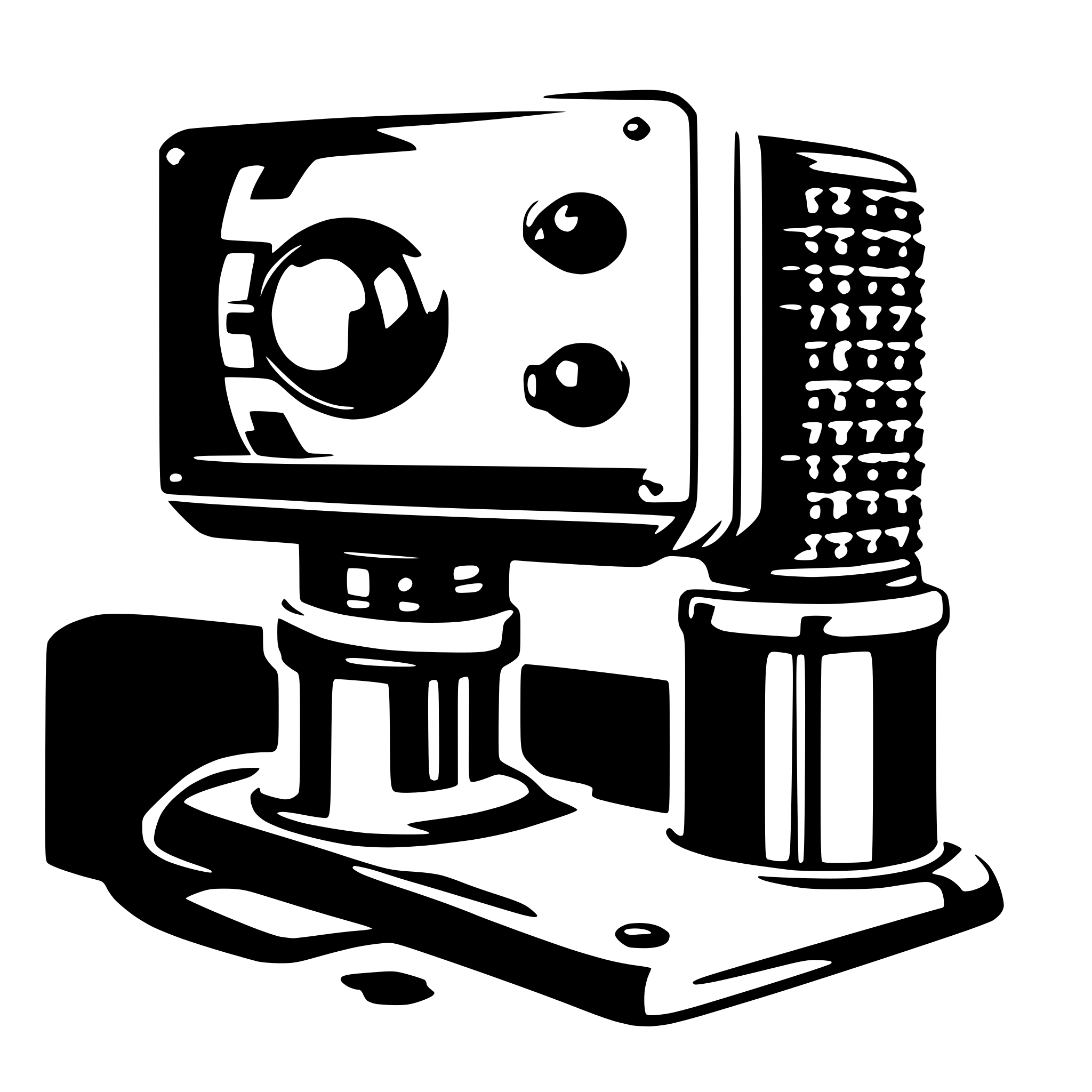AI-generated SVG of a image processing tool named pixel forge