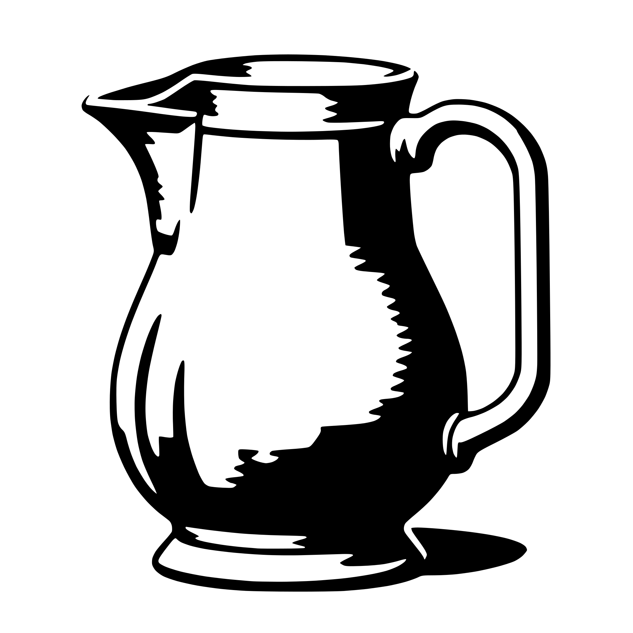 AI-generated SVG of 'pitcher'