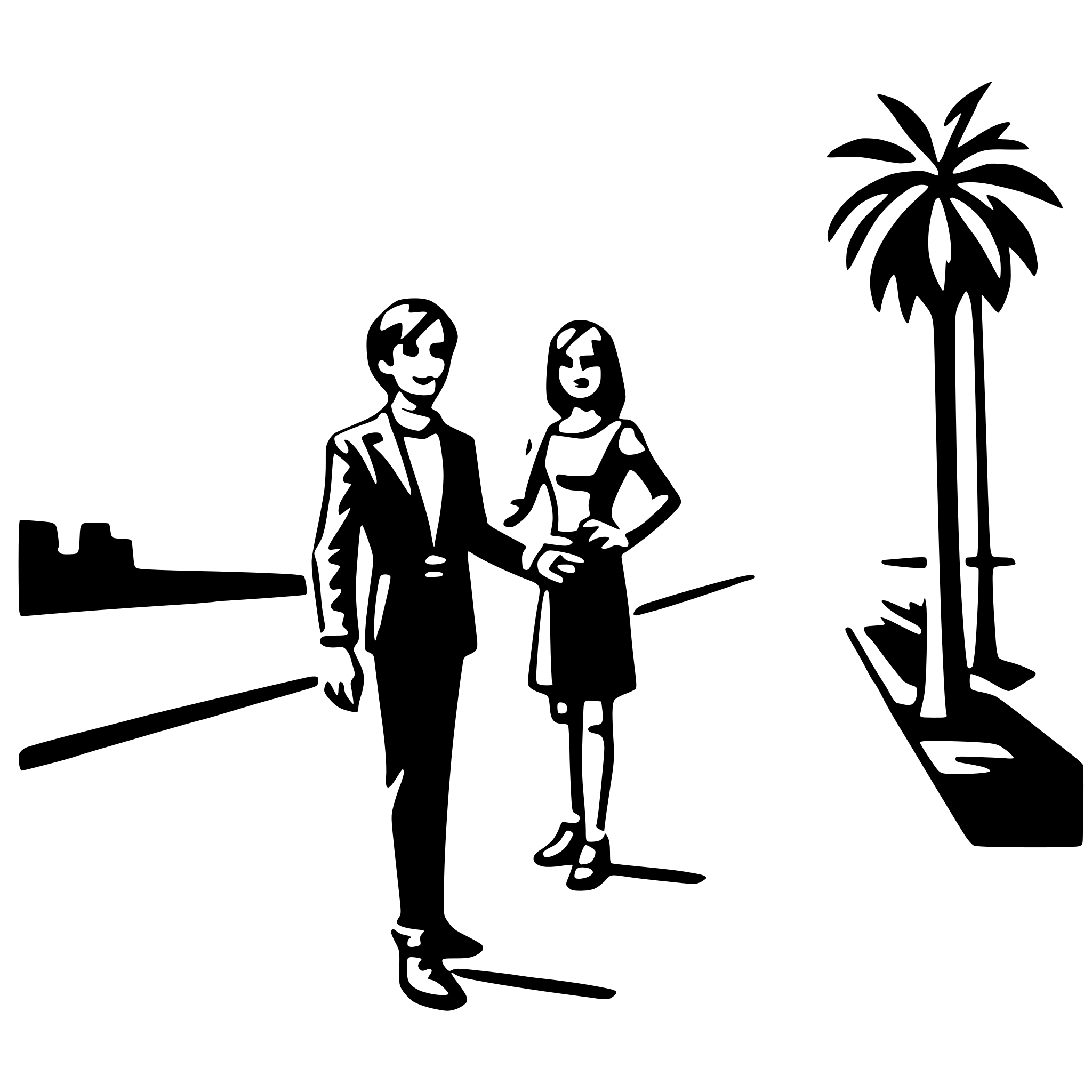AI-generated SVG of a urban planner