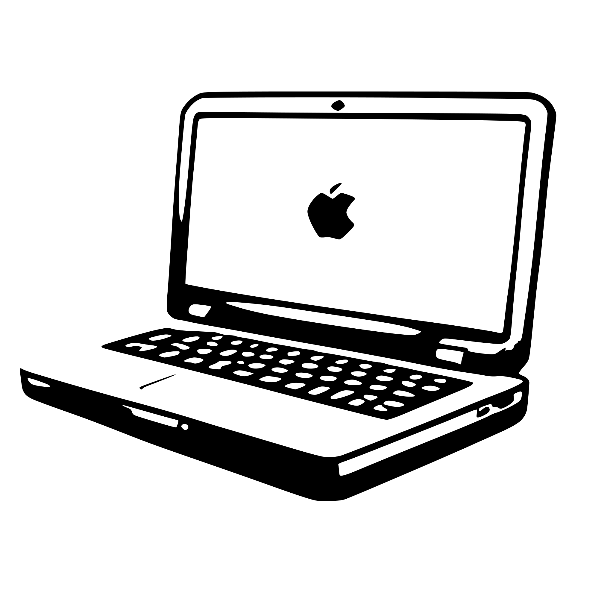 AI-generated SVG of a laptop