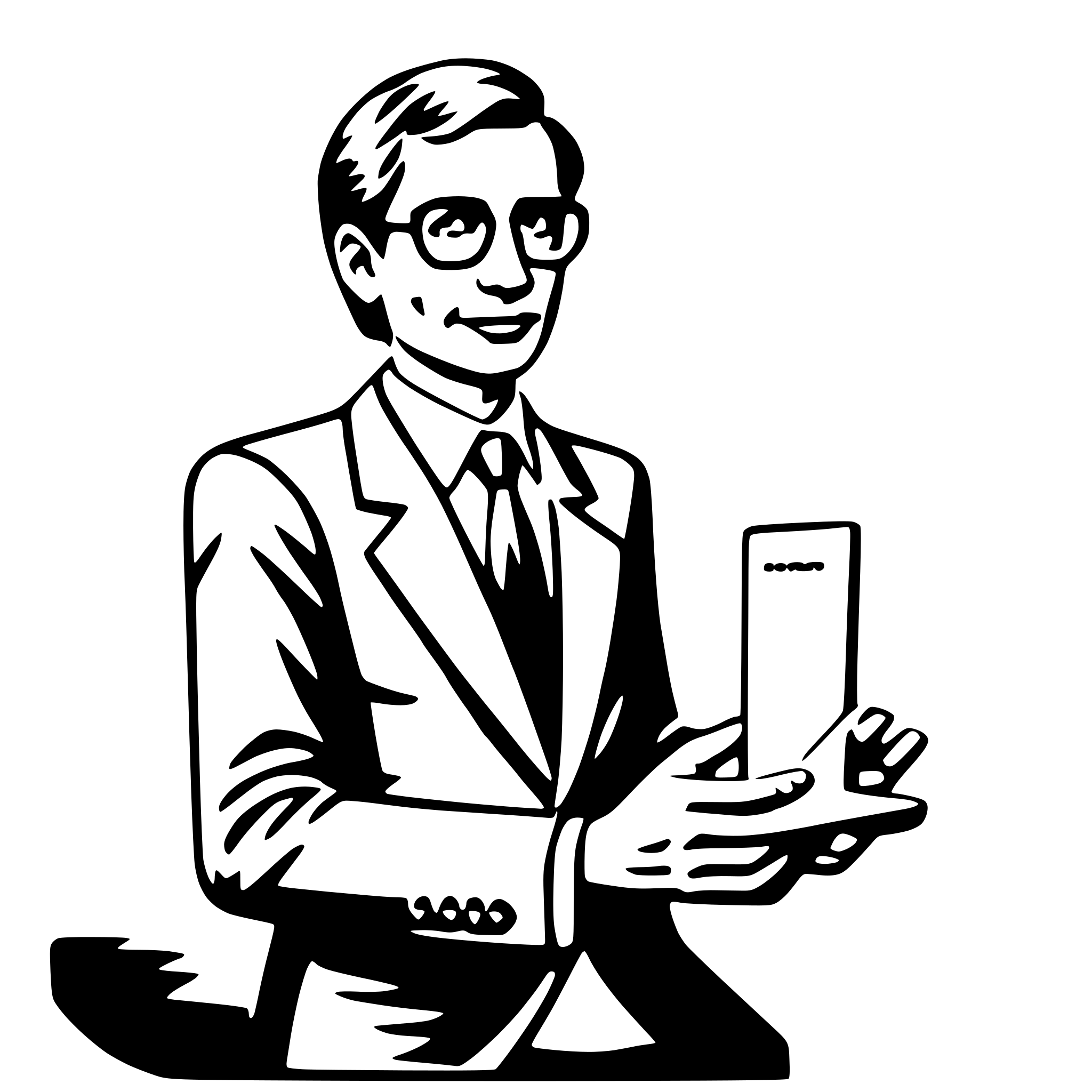 AI-generated SVG of 'economist'
