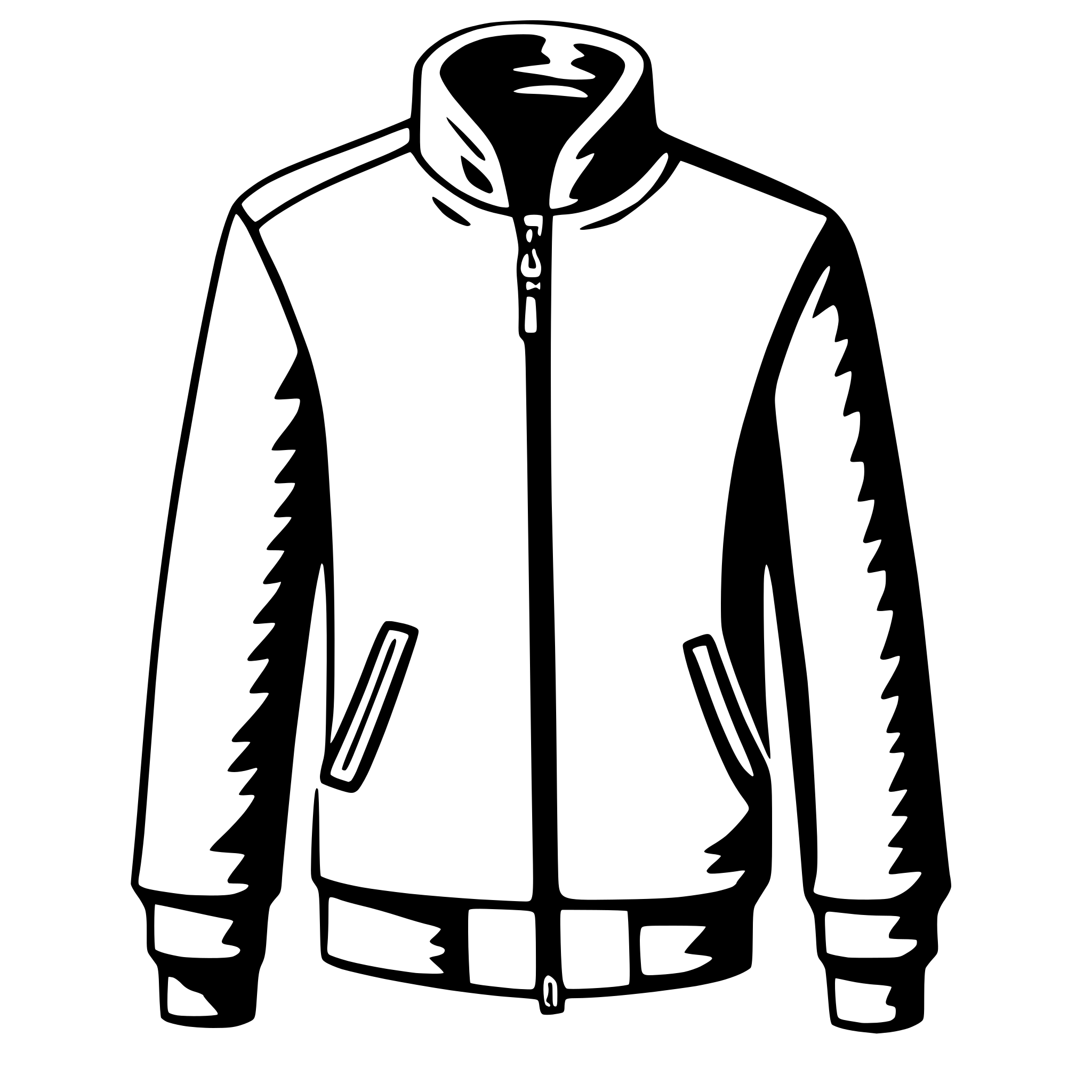 AI-generated SVG of a jacket