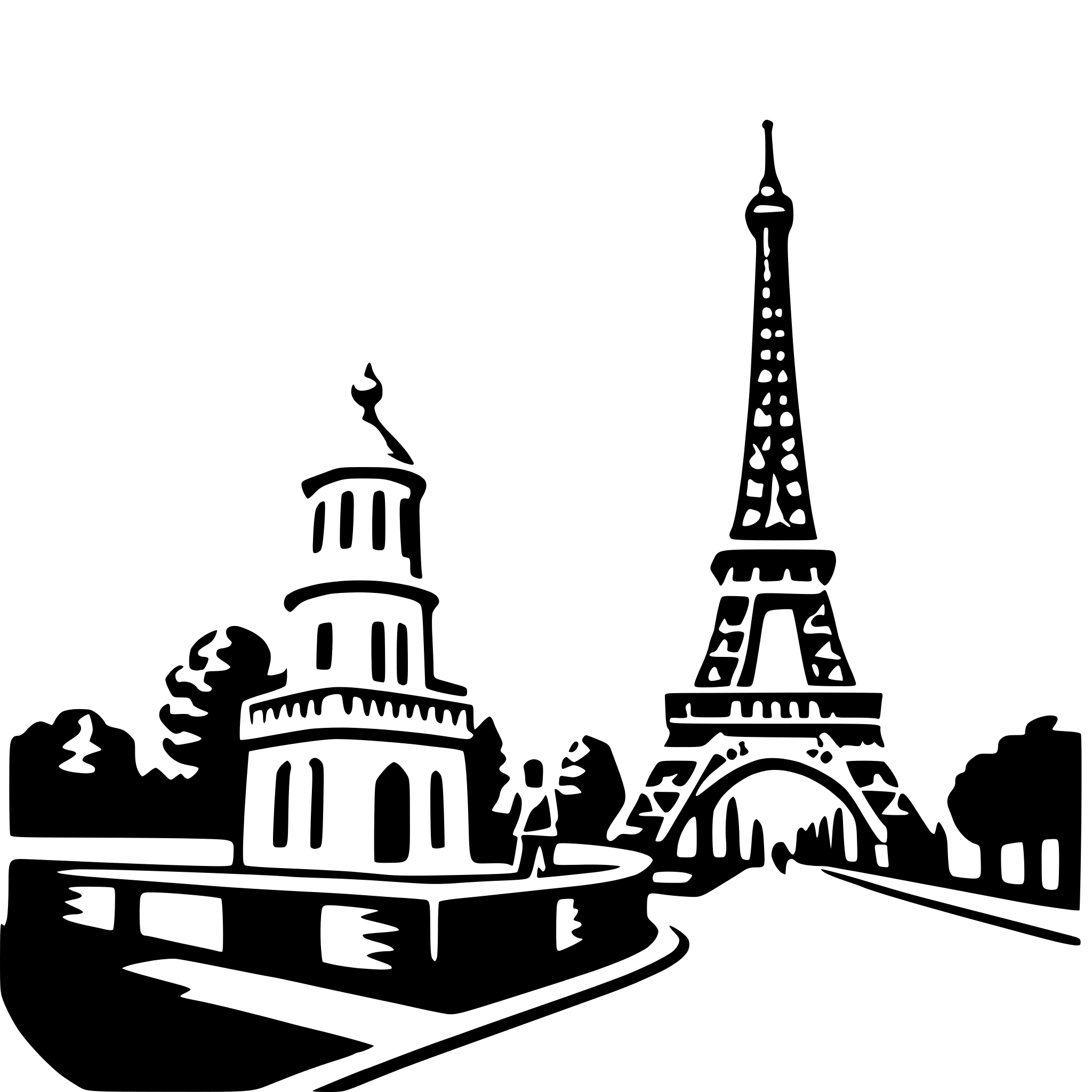 AI-generated SVG of 'eiffel tower romance'