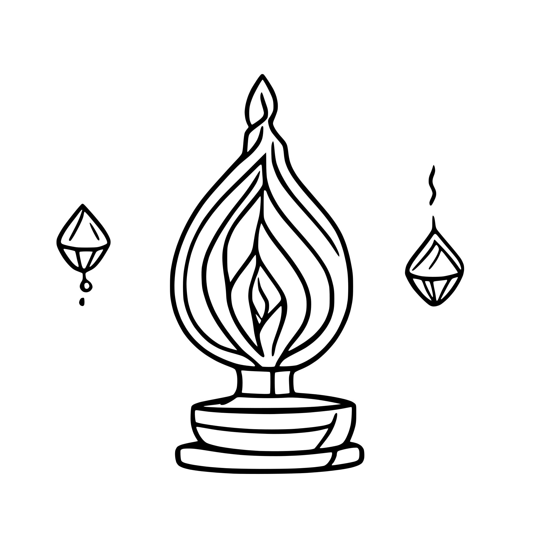 AI-generated SVG of 'diwali lamp'