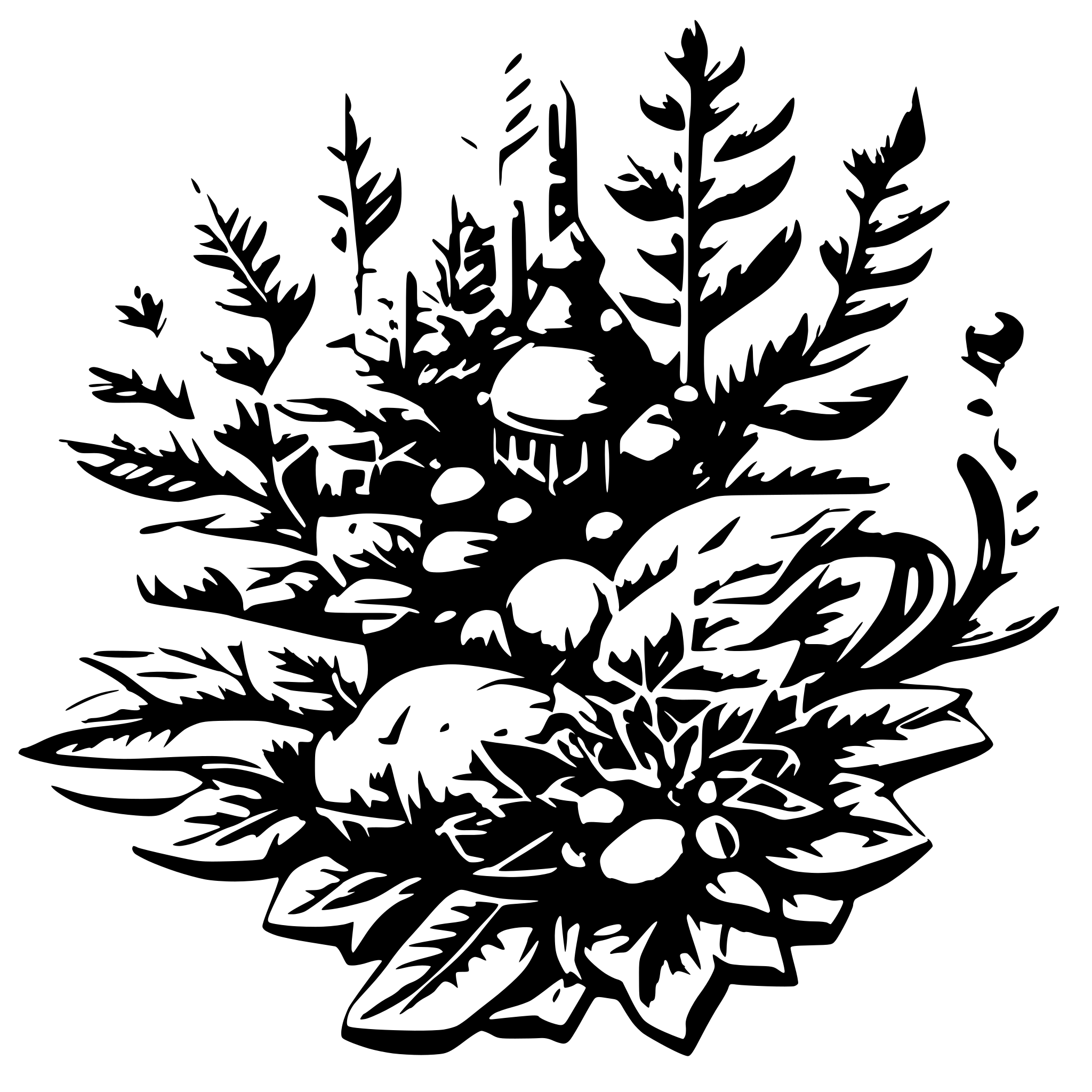 AI-generated SVG of a christmas