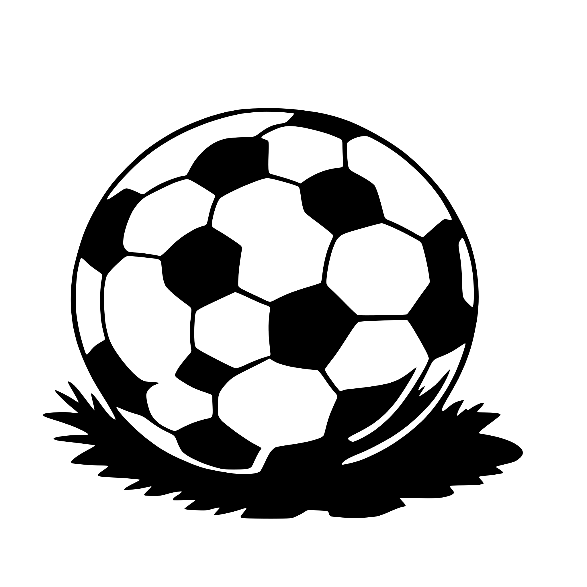 AI-generated SVG of a football