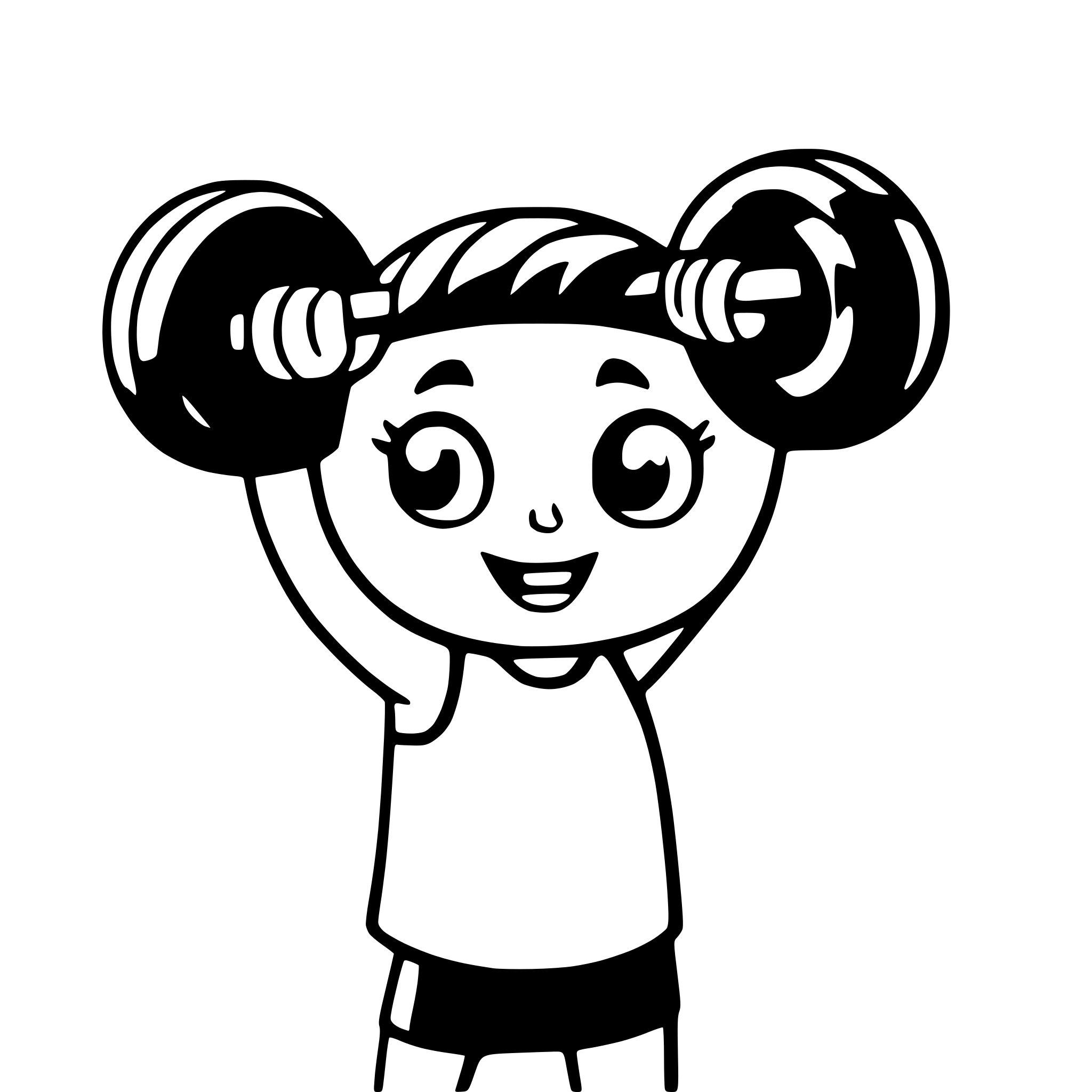 AI-generated SVG of a a donut lifting weights at the gym