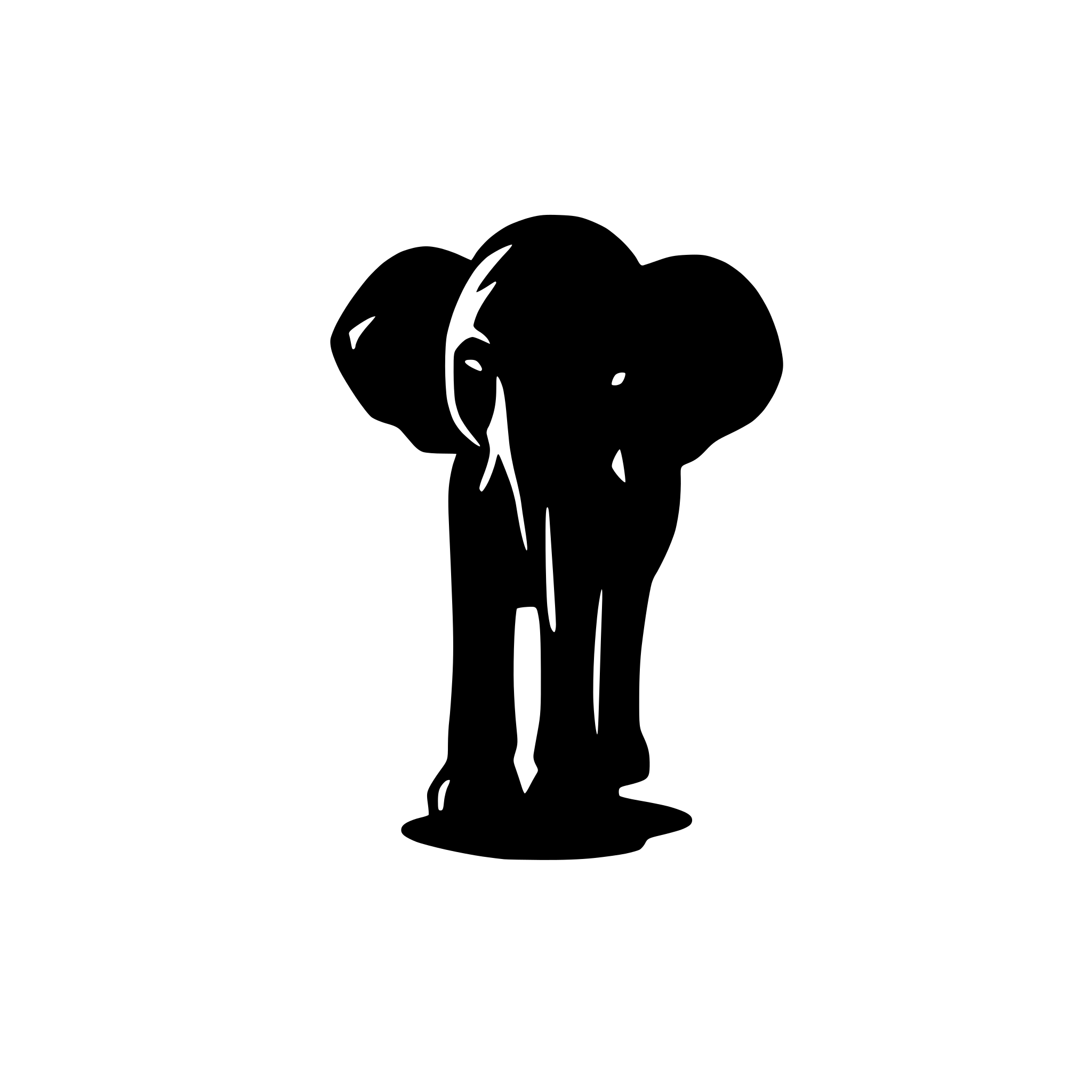 AI-generated SVG of a elephant
