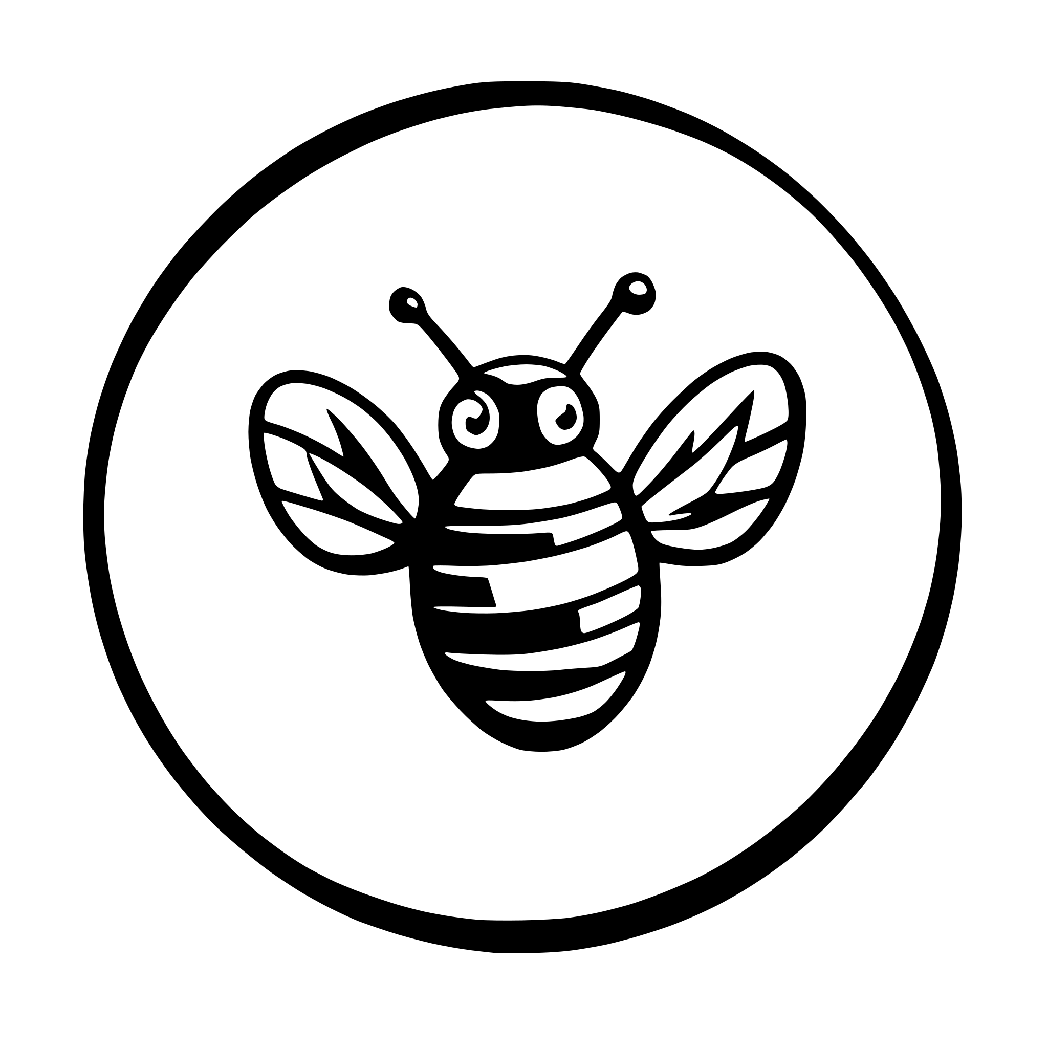 AI-generated SVG of 'bee like twitter logo style'