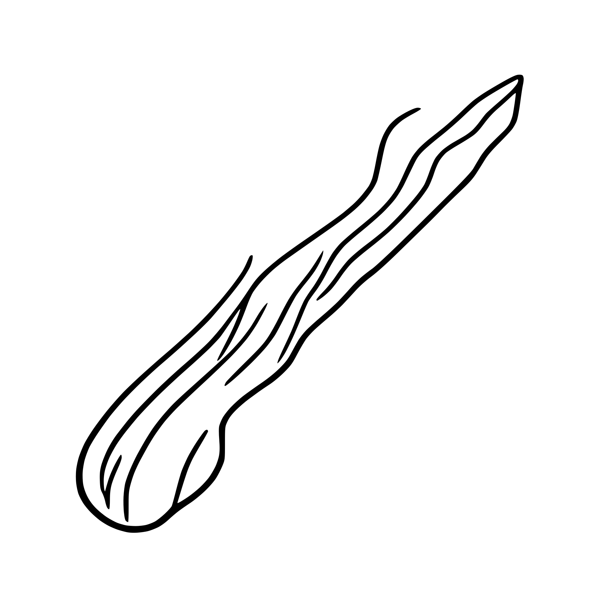 AI-generated SVG of 'a map with contour lines and trails'