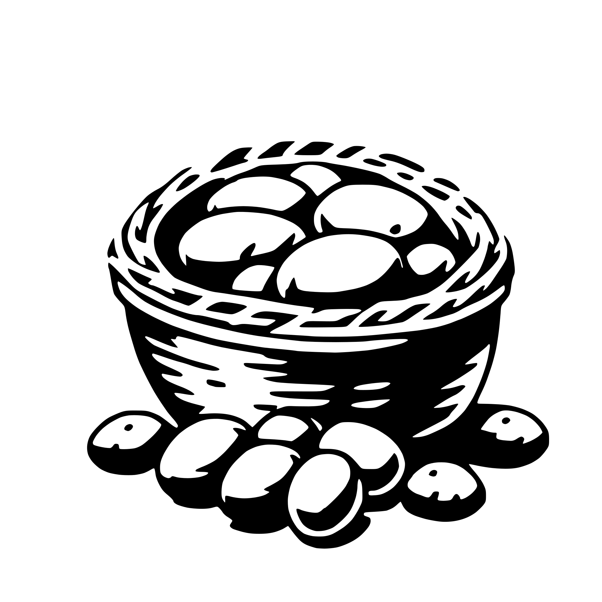 AI-generated SVG of 'easter nest'