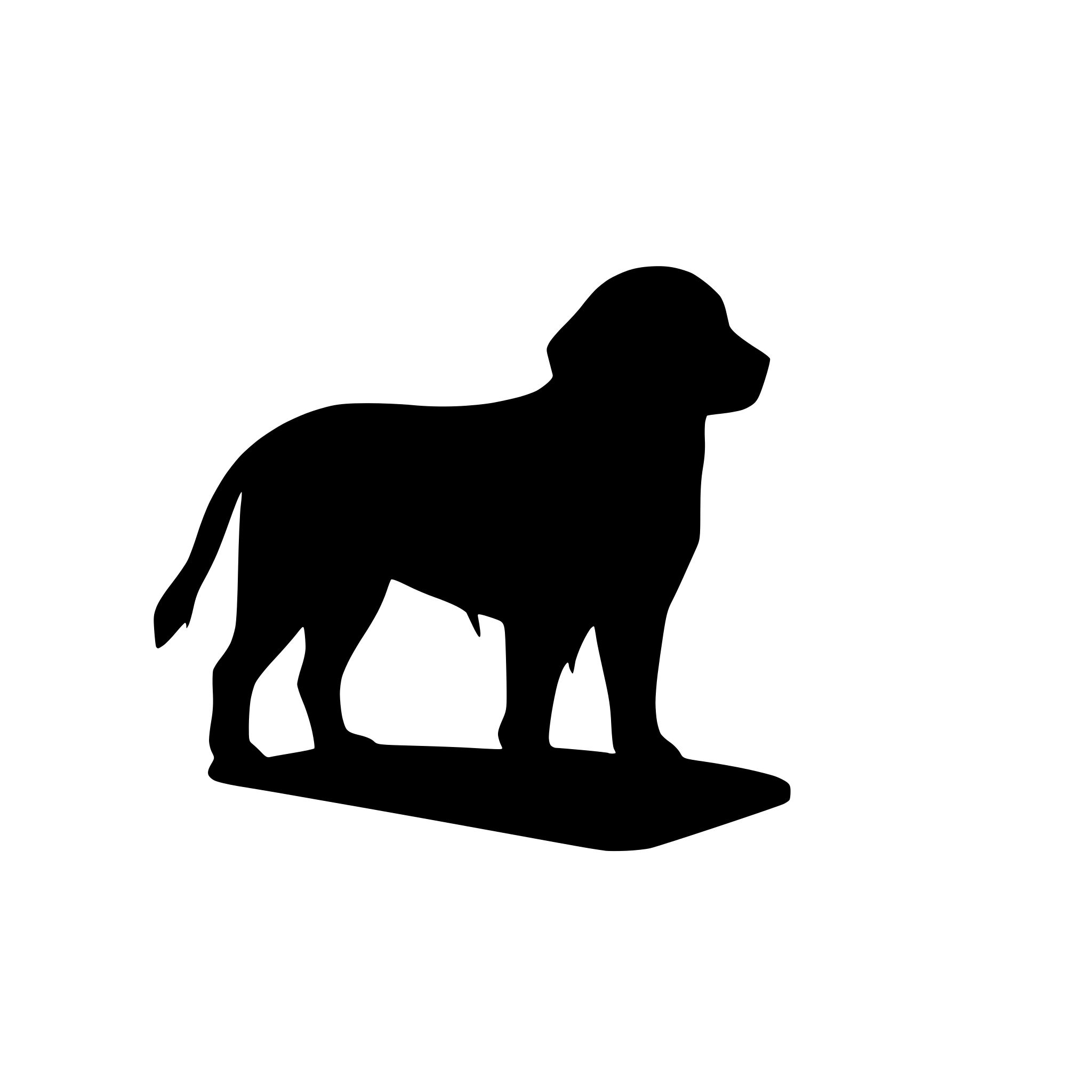 AI-generated SVG of 'newfoundland'
