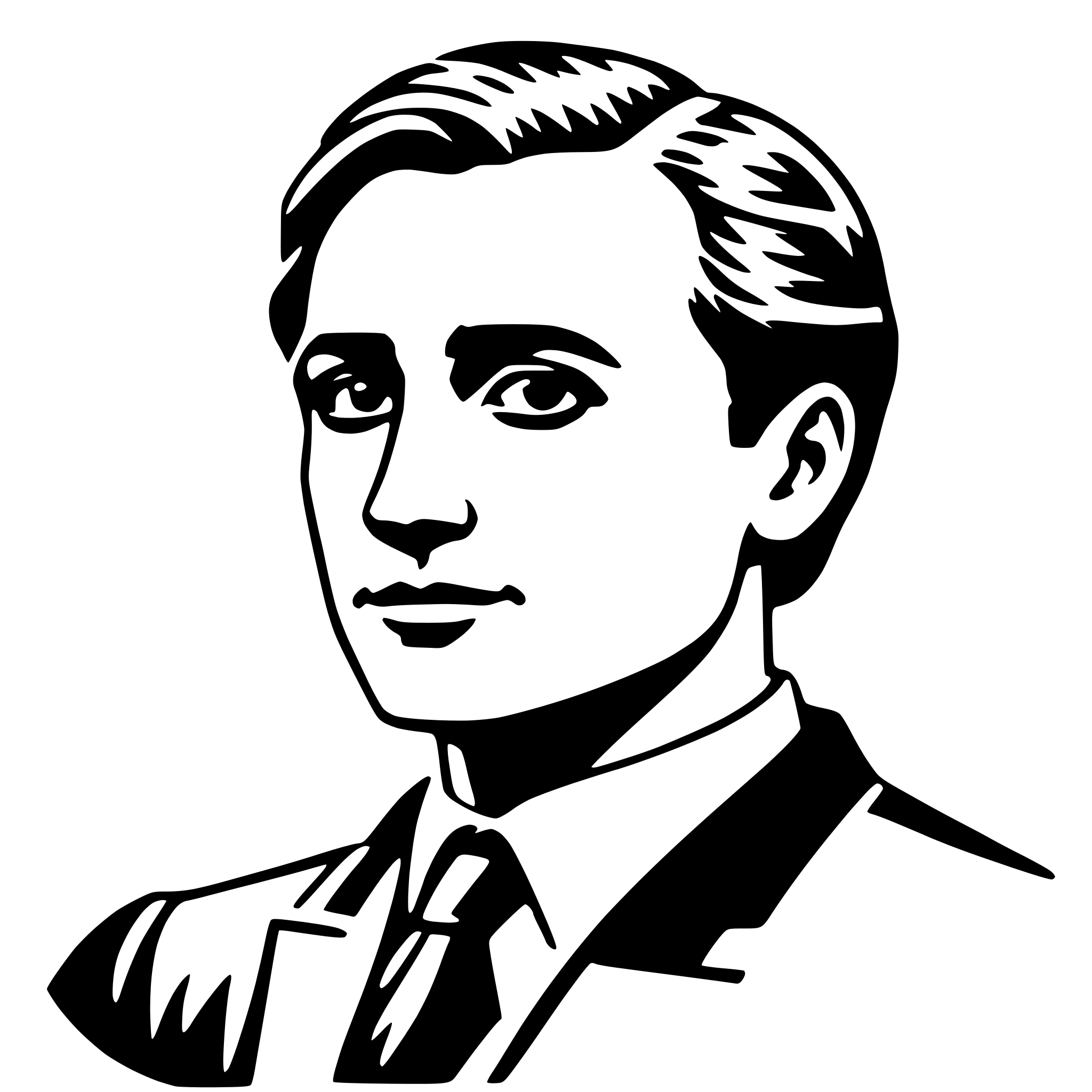 AI-generated SVG of a scott fitzgerald