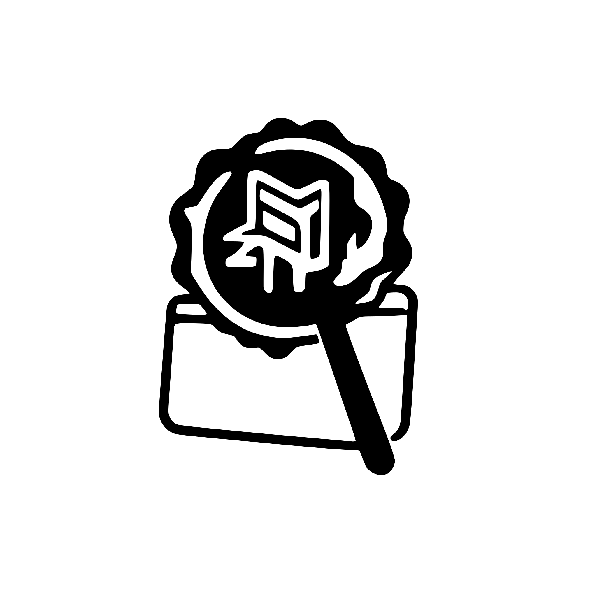 AI-generated SVG of 'Document with a Spark and Magic Wand, Represents AI-powered or automated document creation'