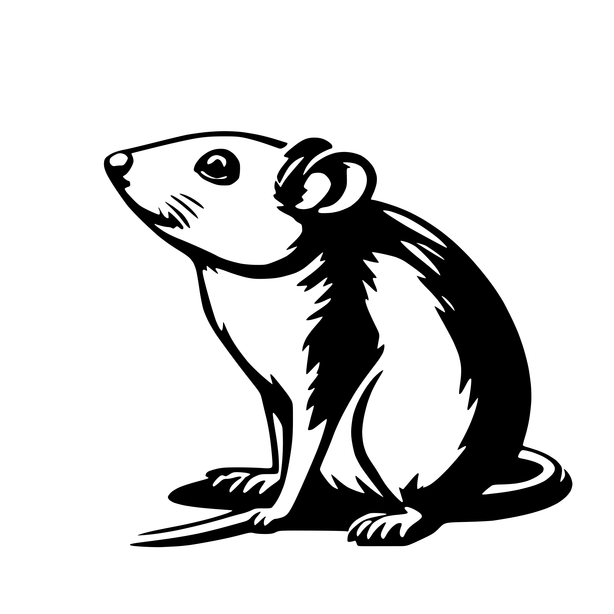 AI-generated SVG of a mouse