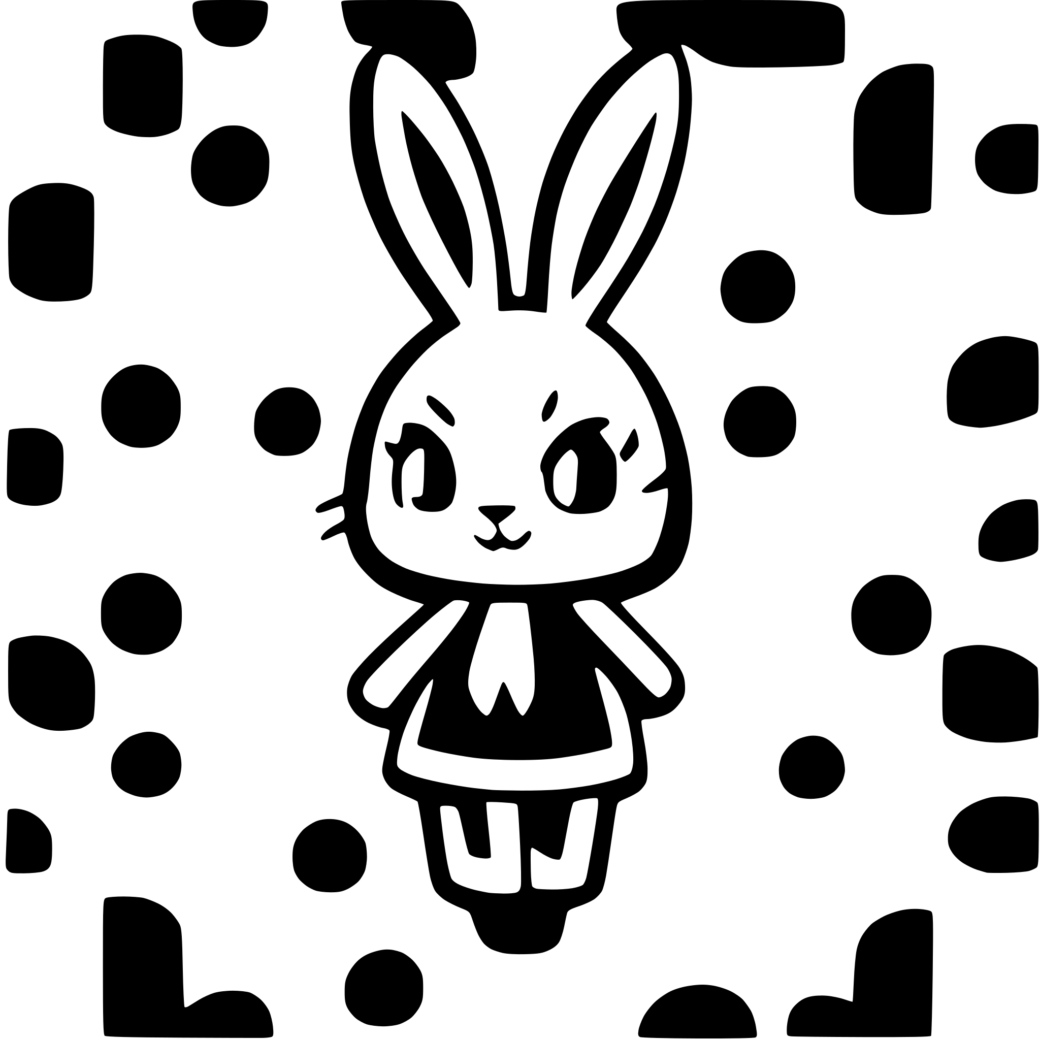 AI-generated SVG of a rabbit