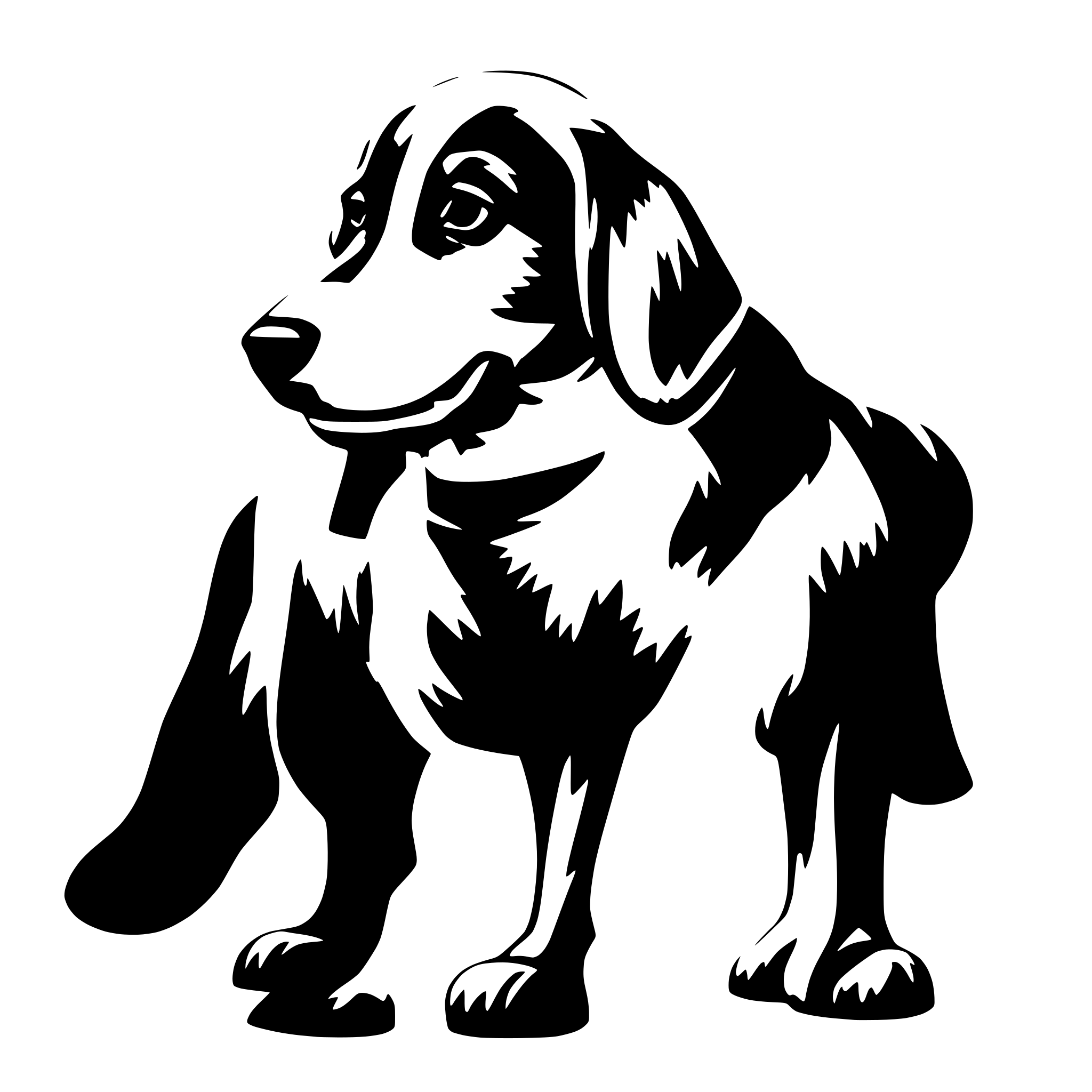 AI-generated SVG of 'Dog'
