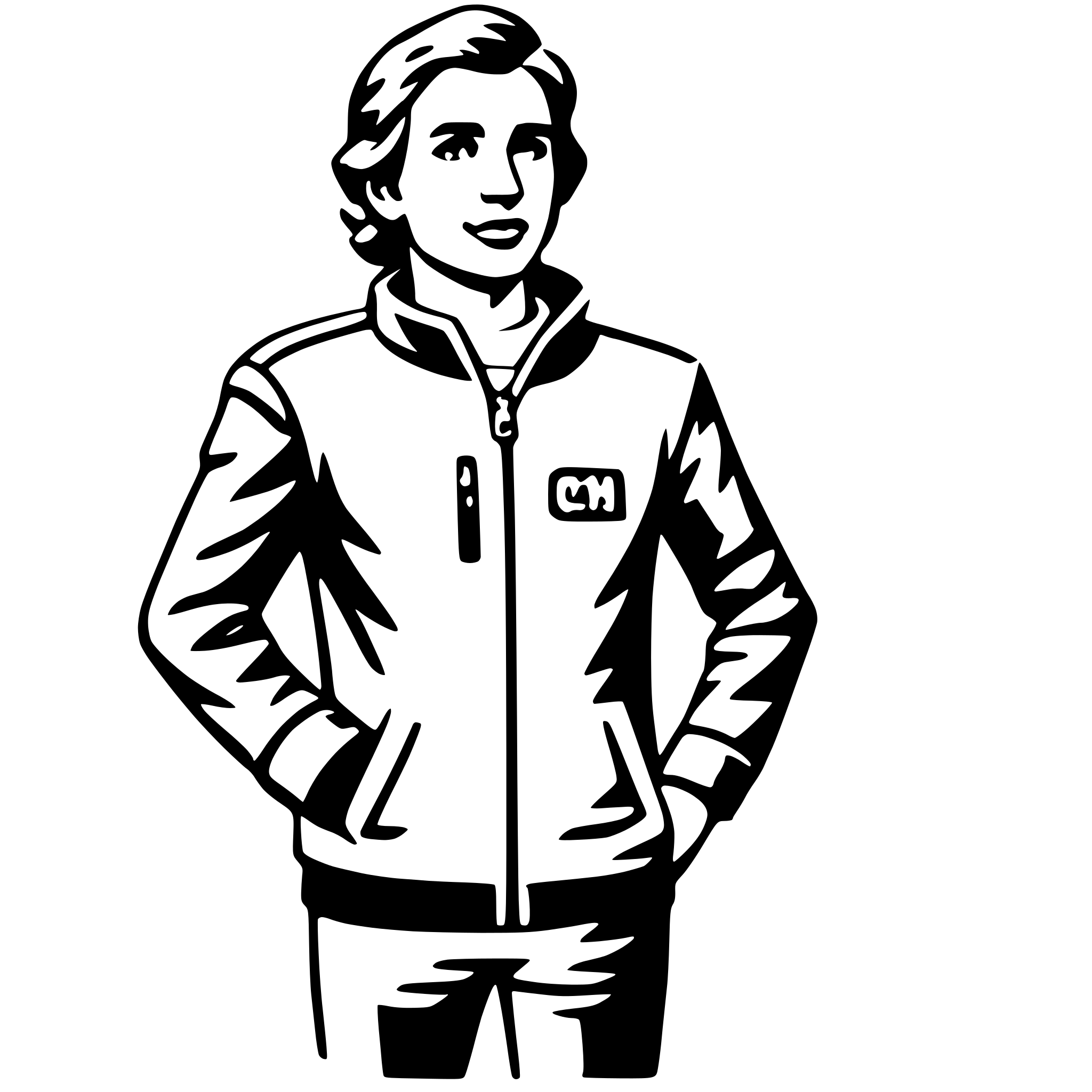AI-generated SVG of a coach