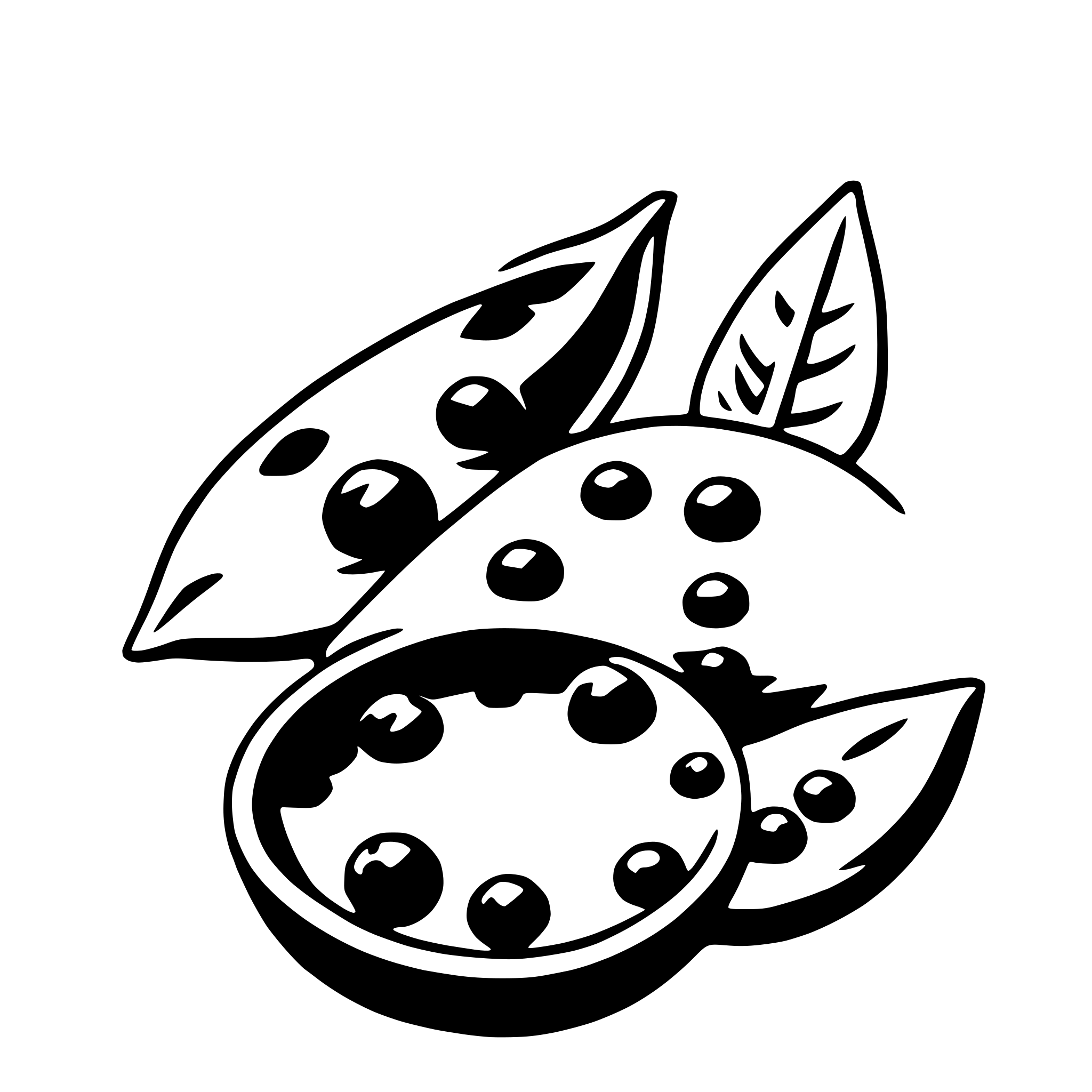 AI-generated SVG of a peas