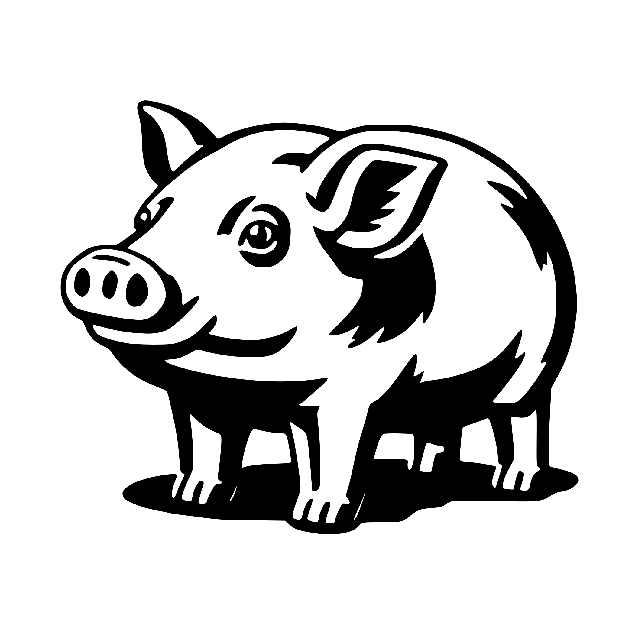 AI-generated SVG of 'pork'