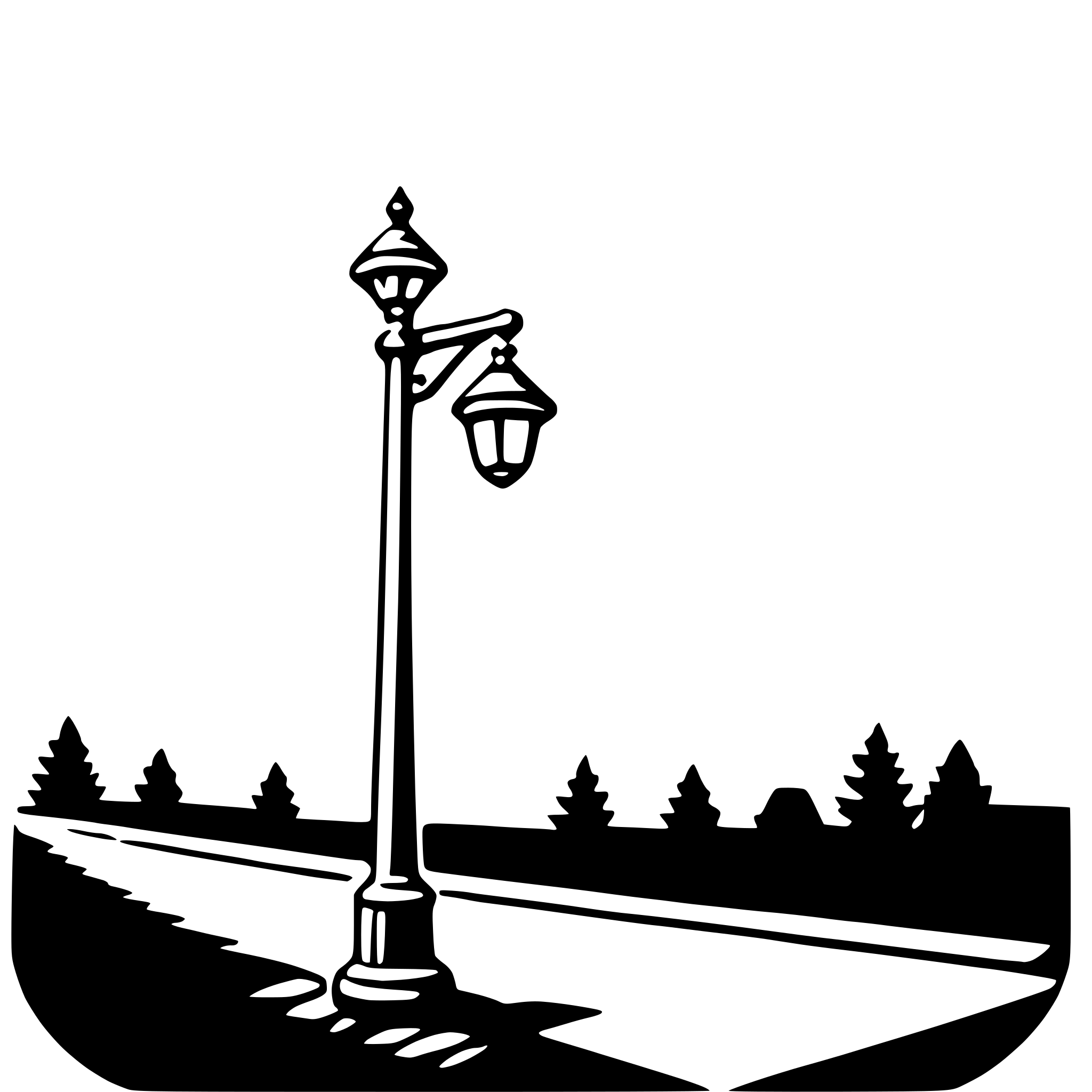 AI-generated SVG of 'streetlight'
