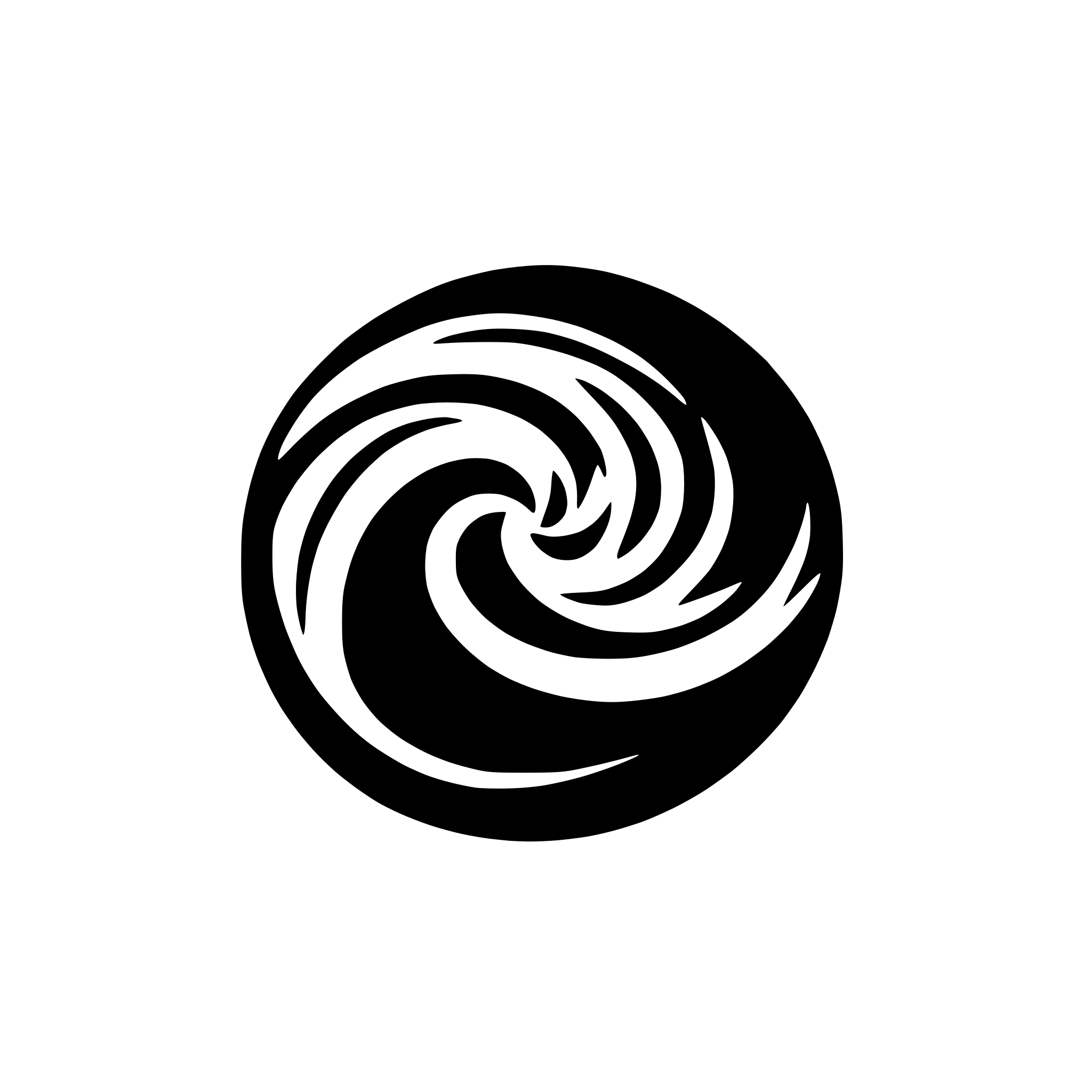 AI-generated SVG of a Spiral galaxy