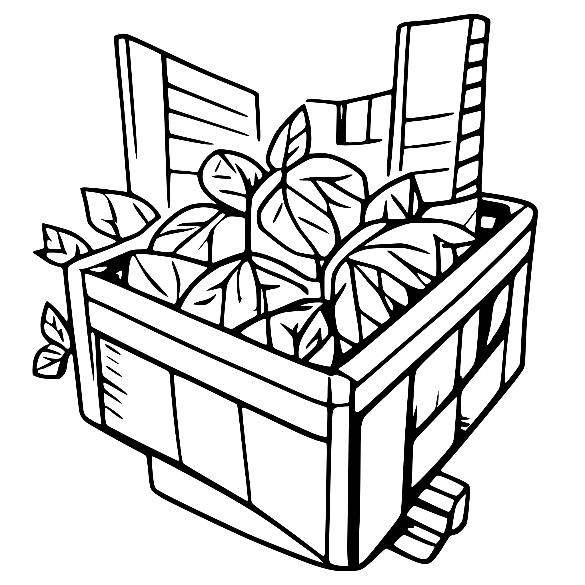 AI-generated SVG of a stock exchange
