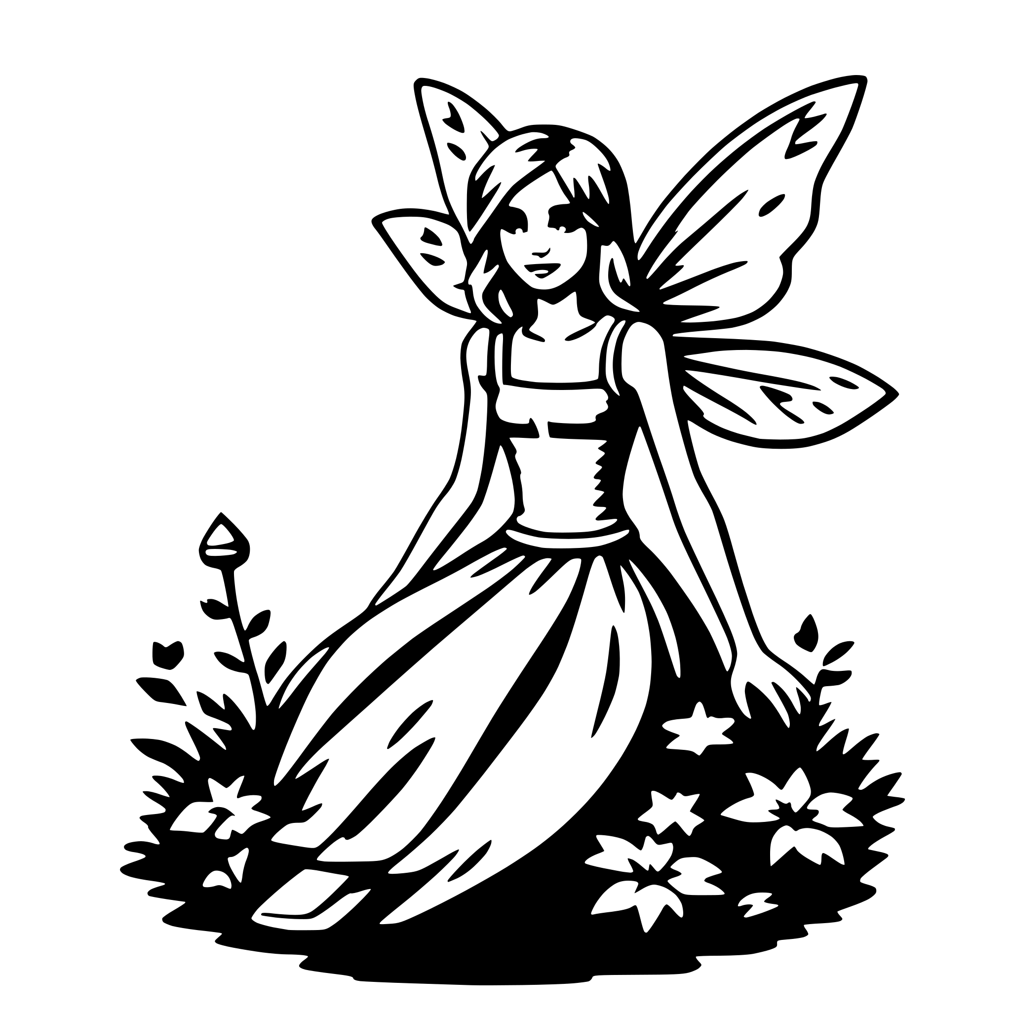 AI-generated SVG of 'fairy'