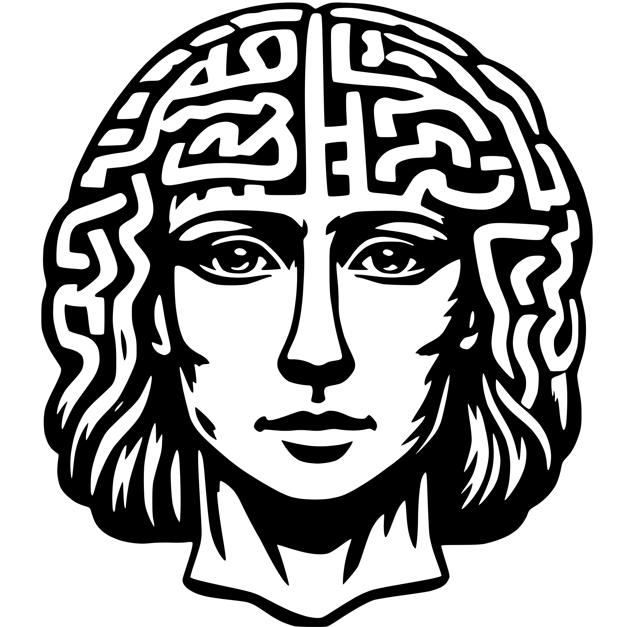 AI-generated SVG of 'brain anatomy shema'