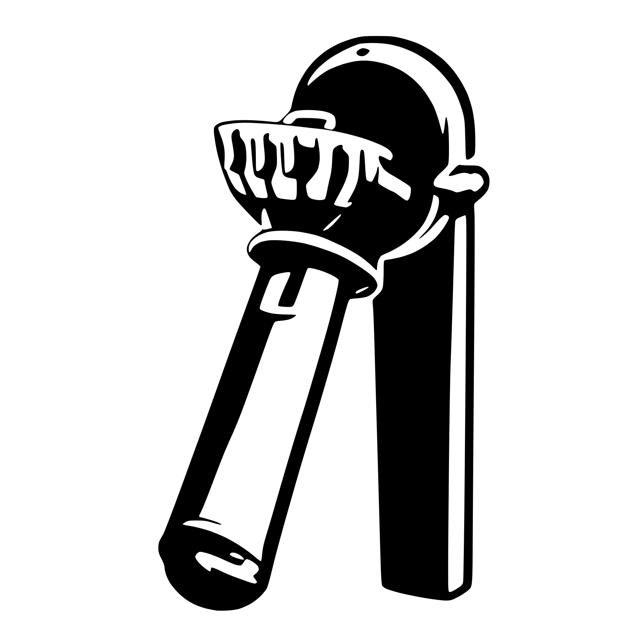 AI-generated SVG of 'funny bottle opener'