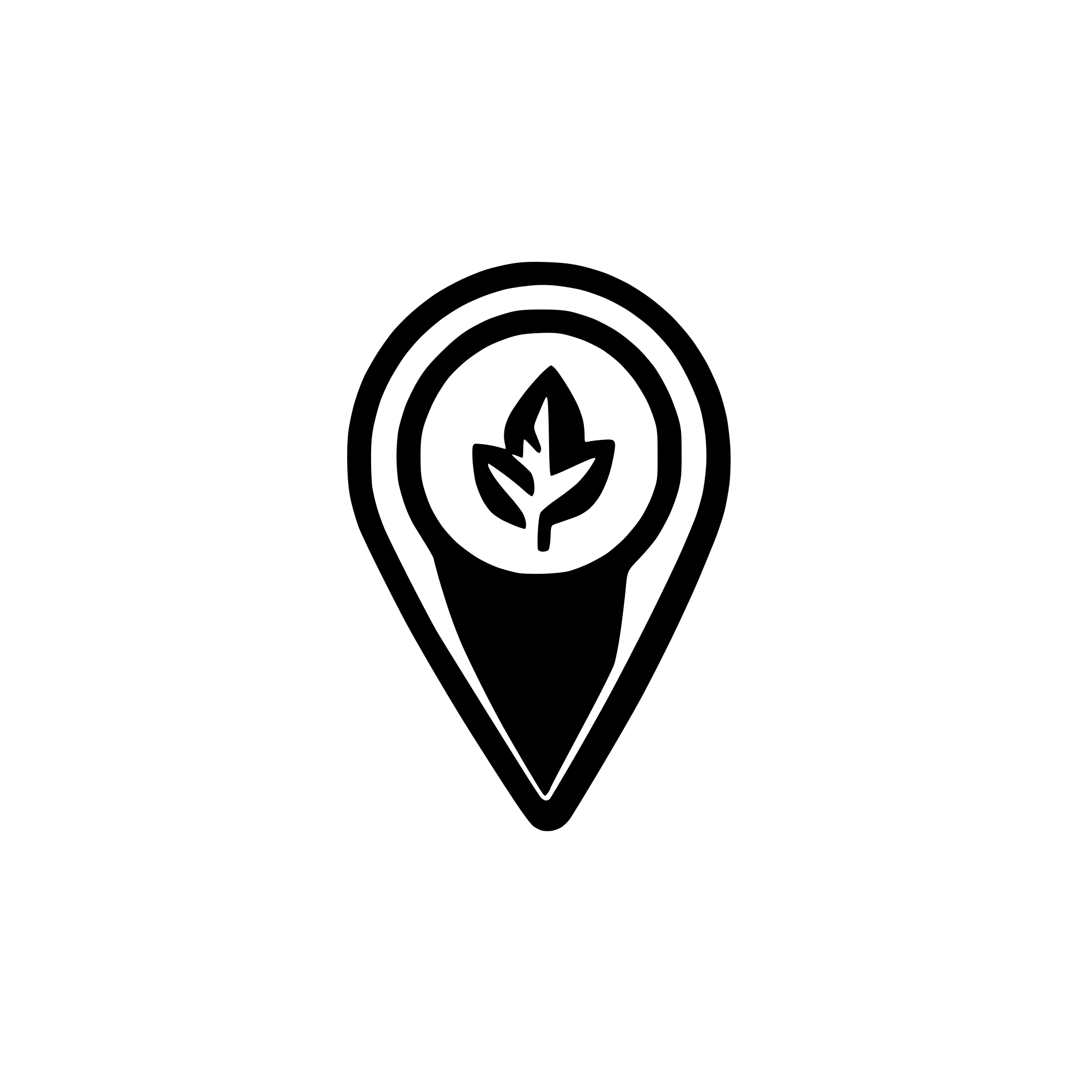 AI-generated SVG of a map marker icon