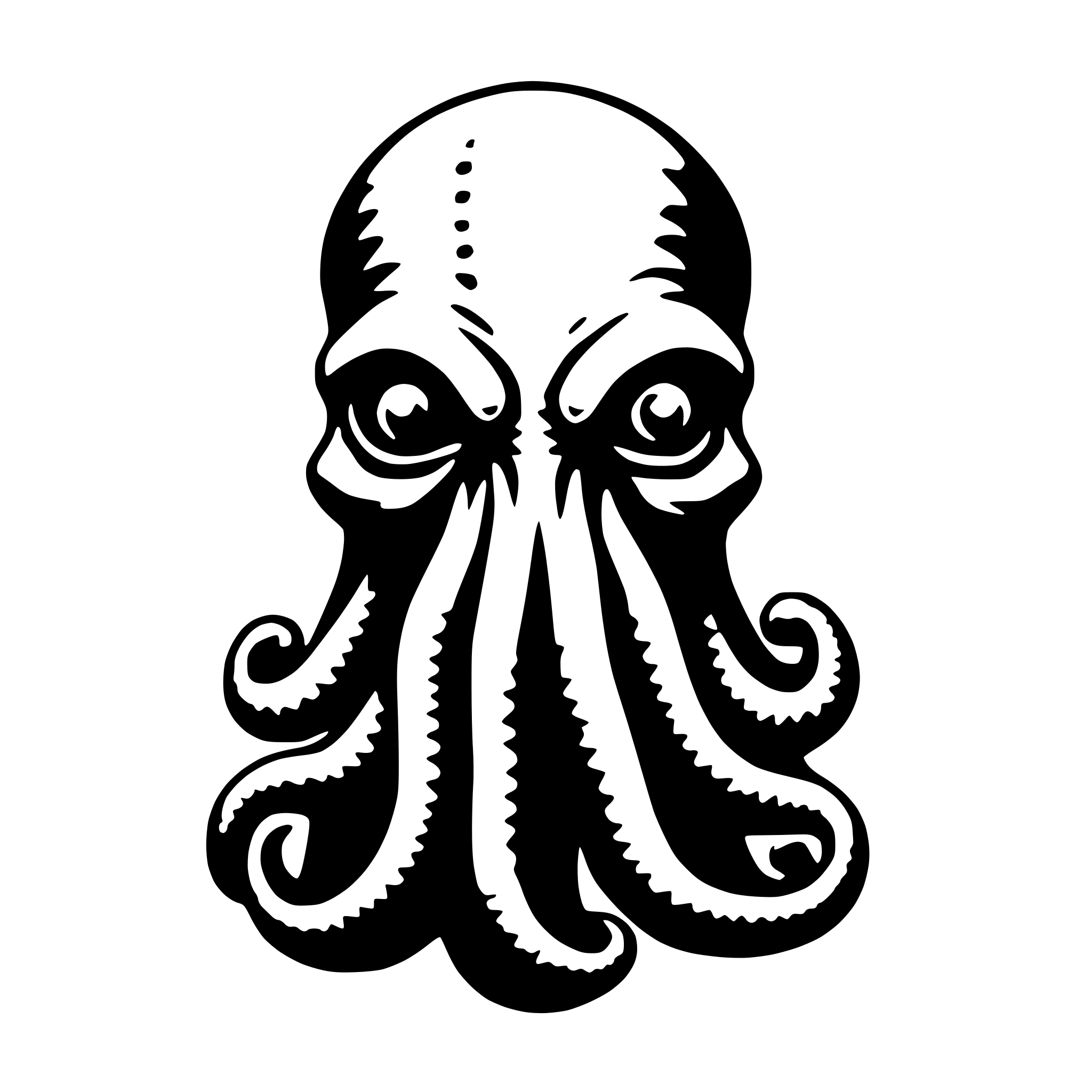 AI-generated SVG of 'cthulhu'