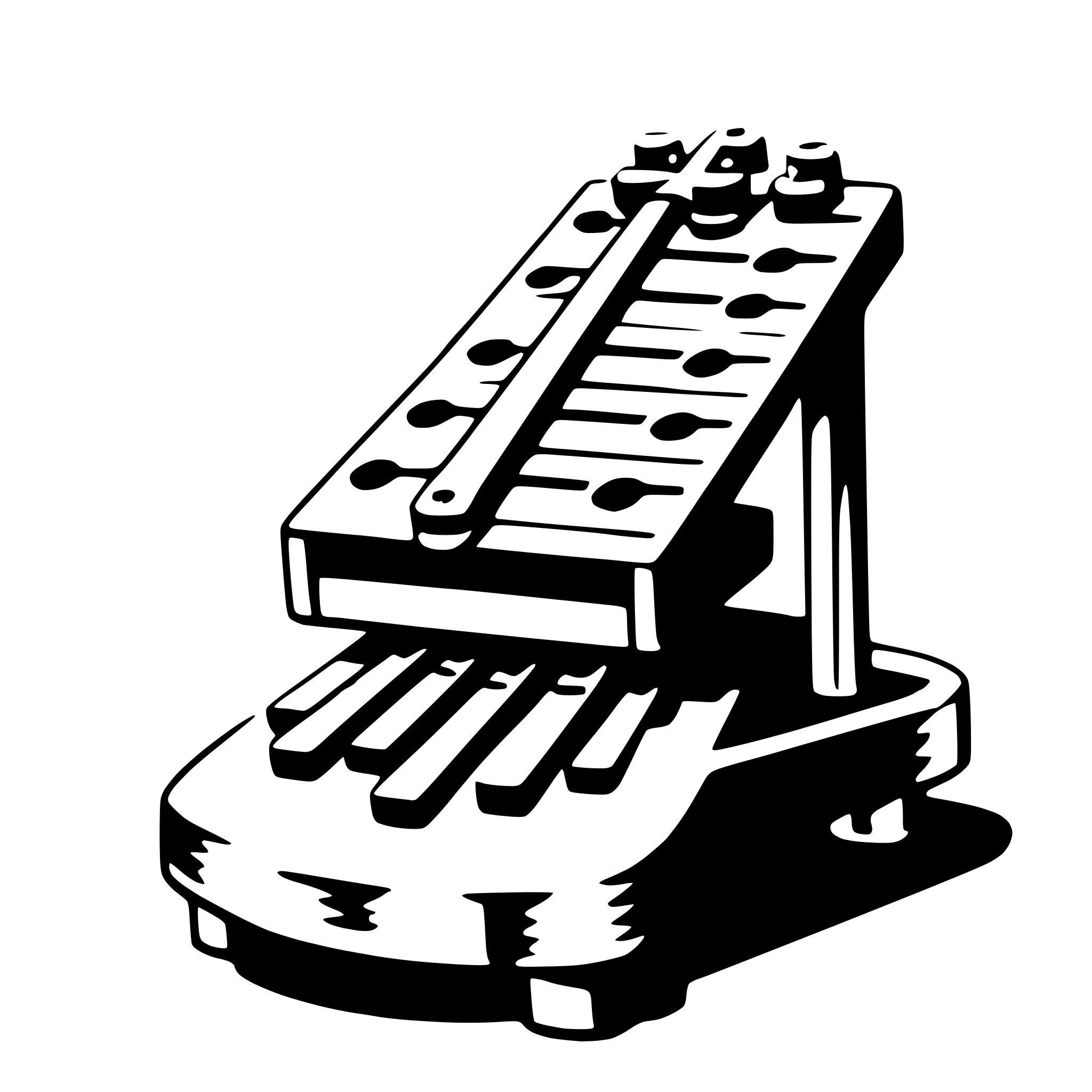 AI-generated SVG of 'xerus with xylophone'