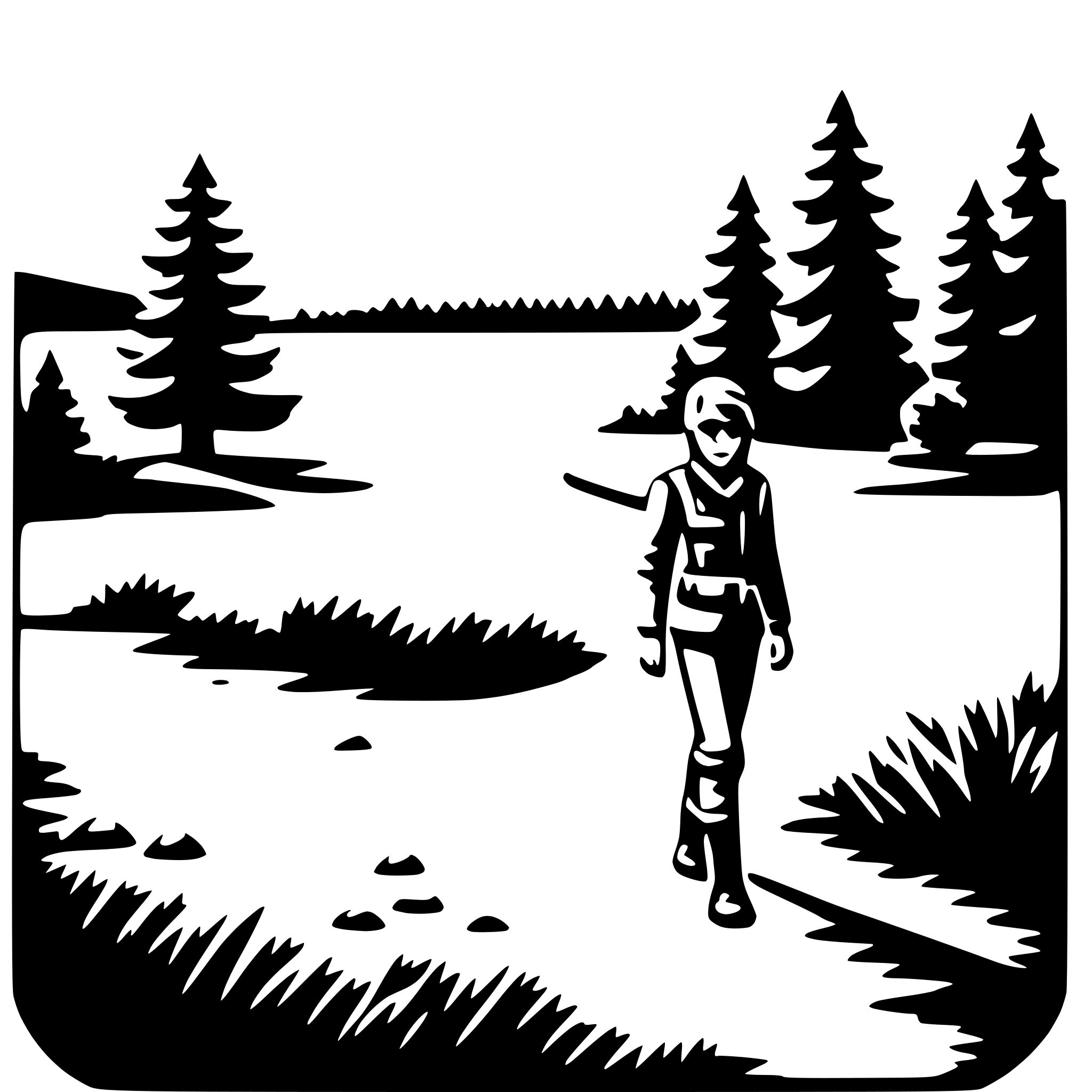 AI-generated SVG of 'wilderness experience'