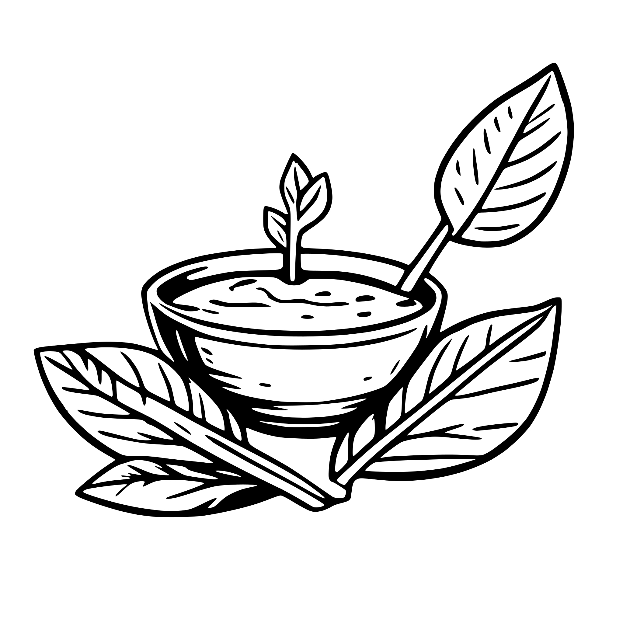 AI-generated SVG of 'Tanoa where kava is made'