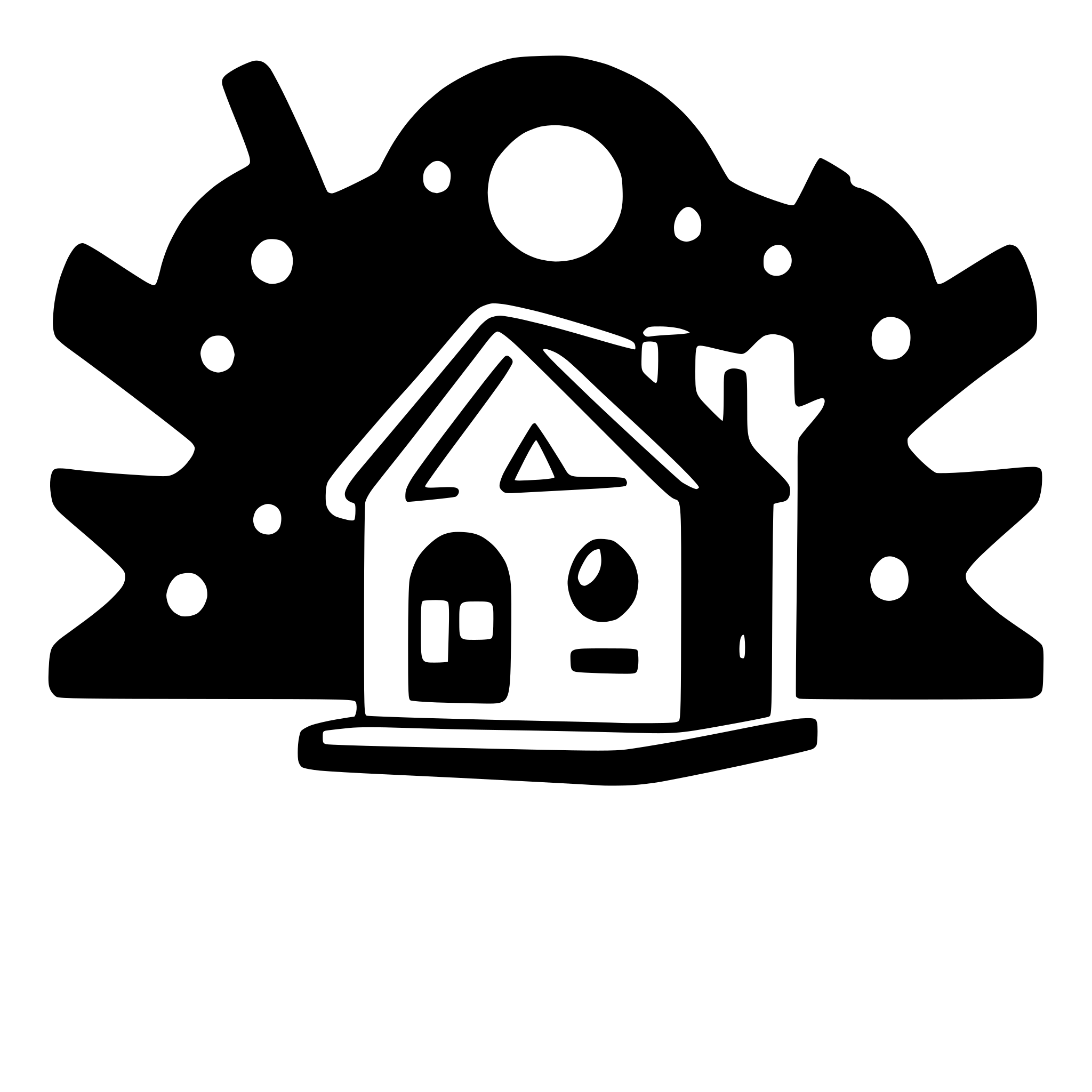 AI-generated SVG of a wifi, house, rj45