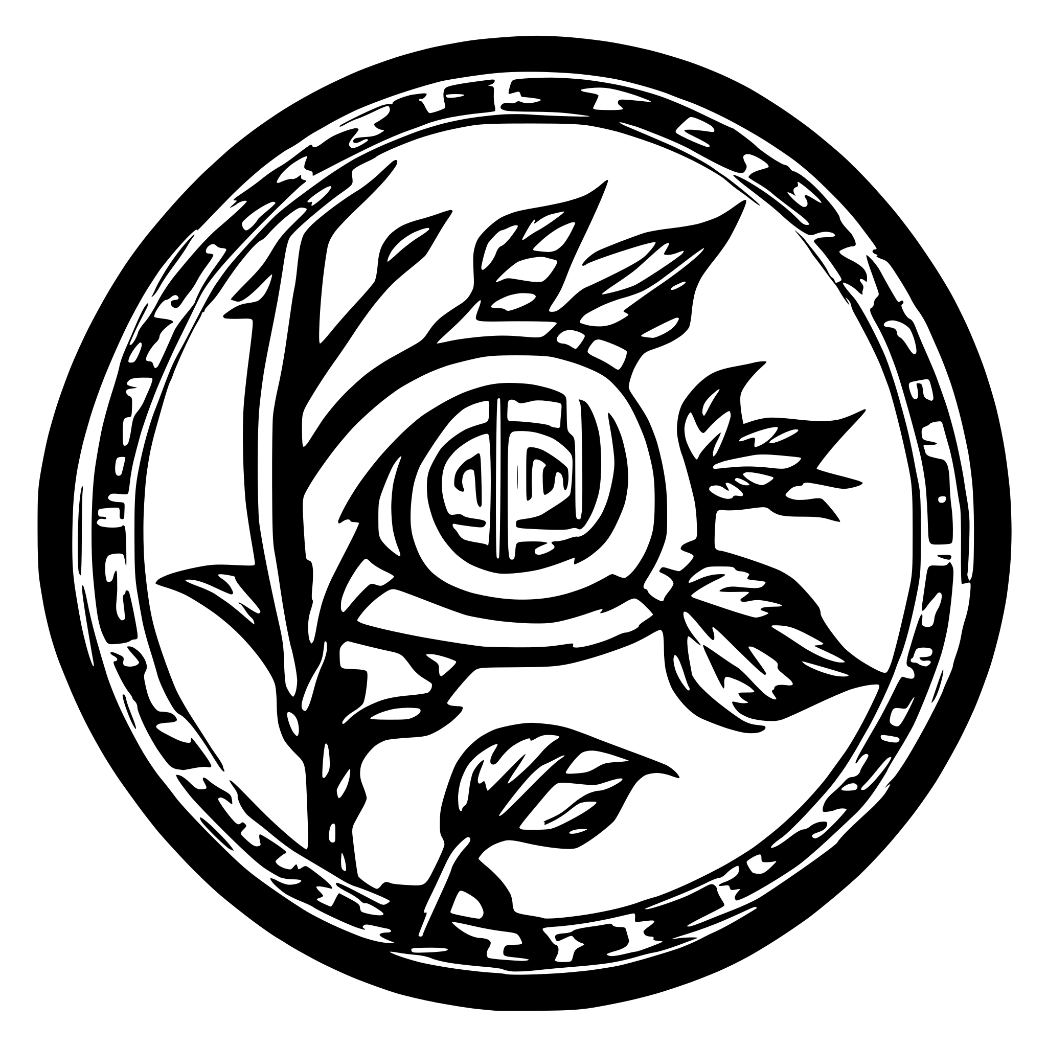 AI-generated SVG of a wind coin Token crypto