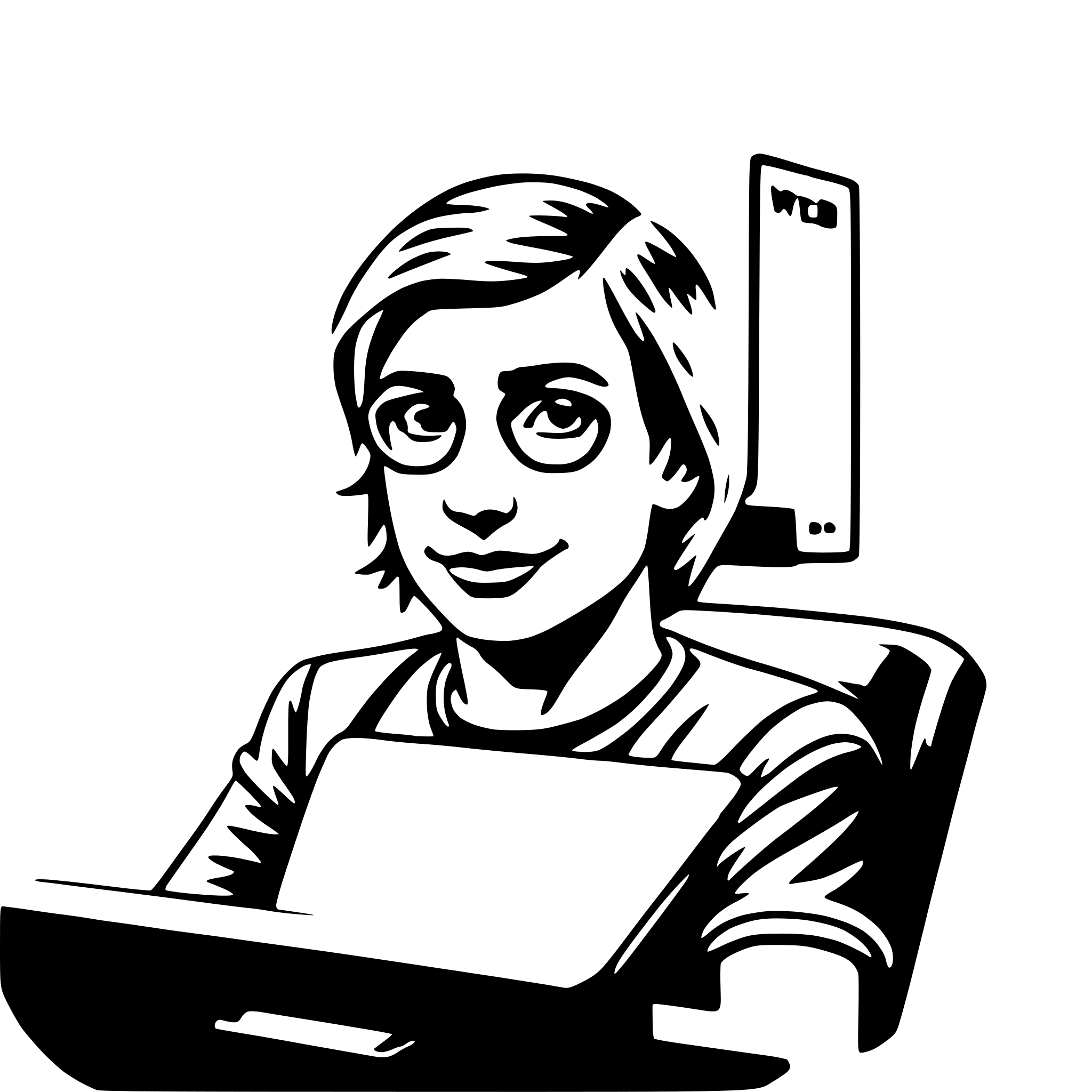 AI-generated SVG of a web developer