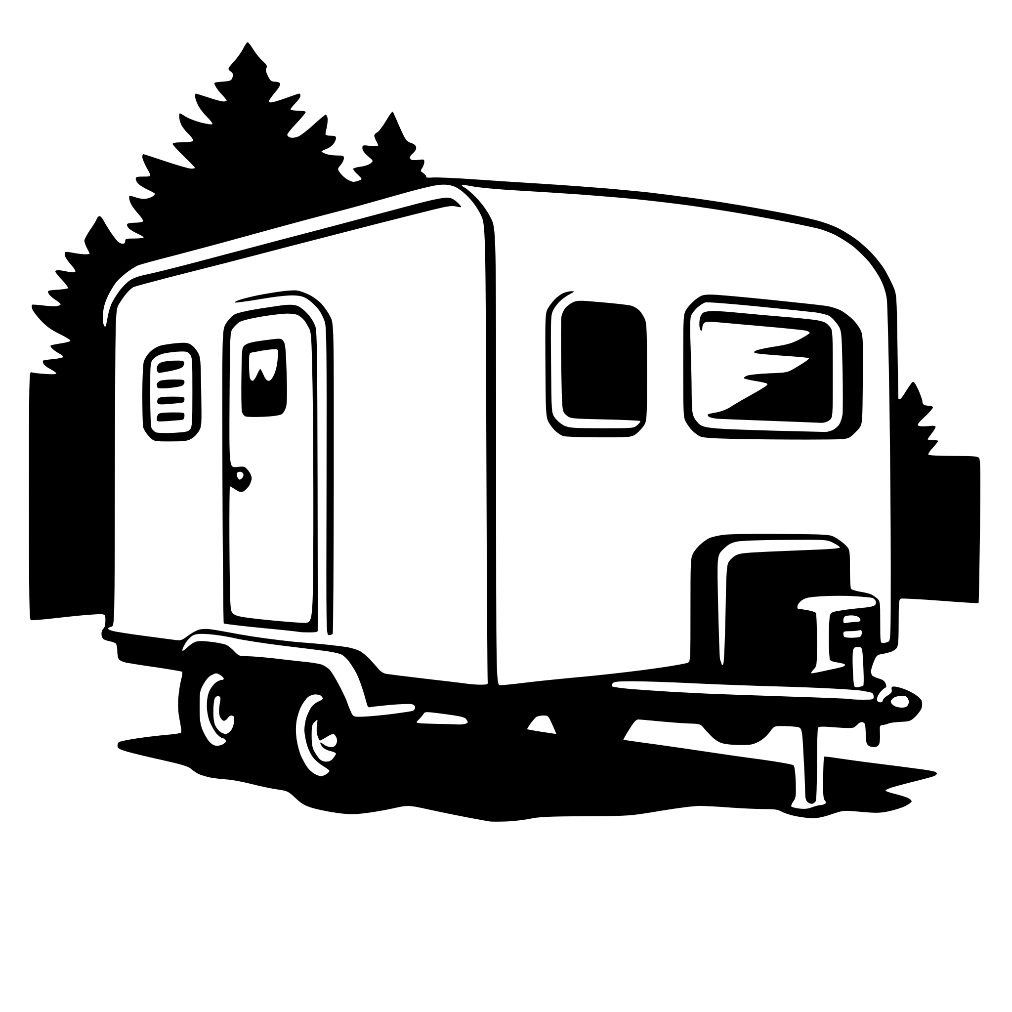 AI-generated SVG of 'trailer'