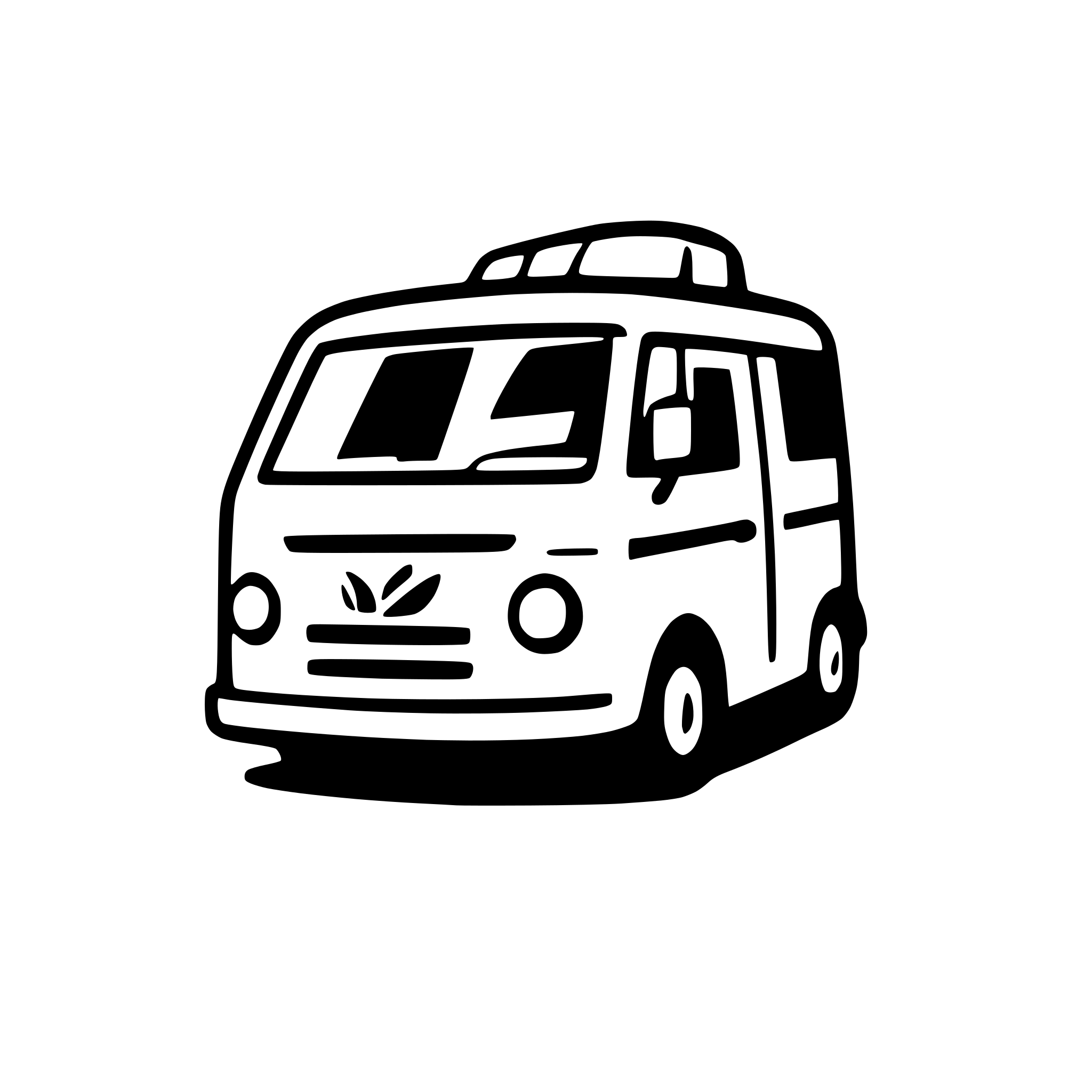 AI-generated SVG of 'simple van icon'