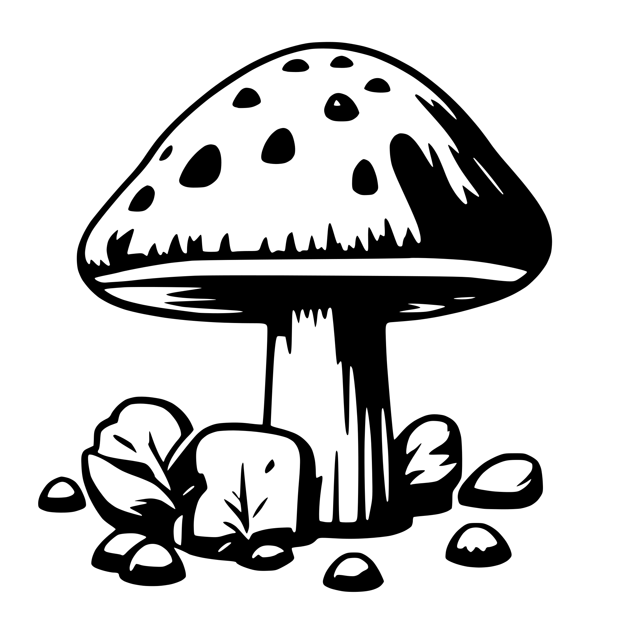AI-generated SVG of a MUSH