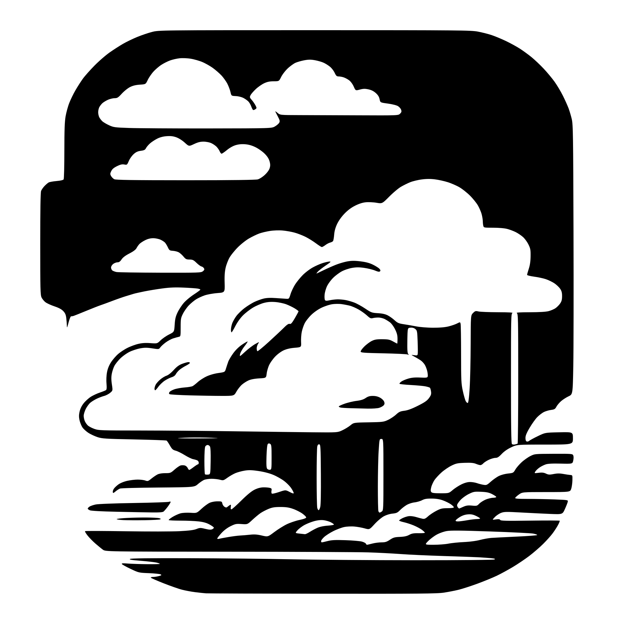 AI-generated SVG of a art deco clouds
