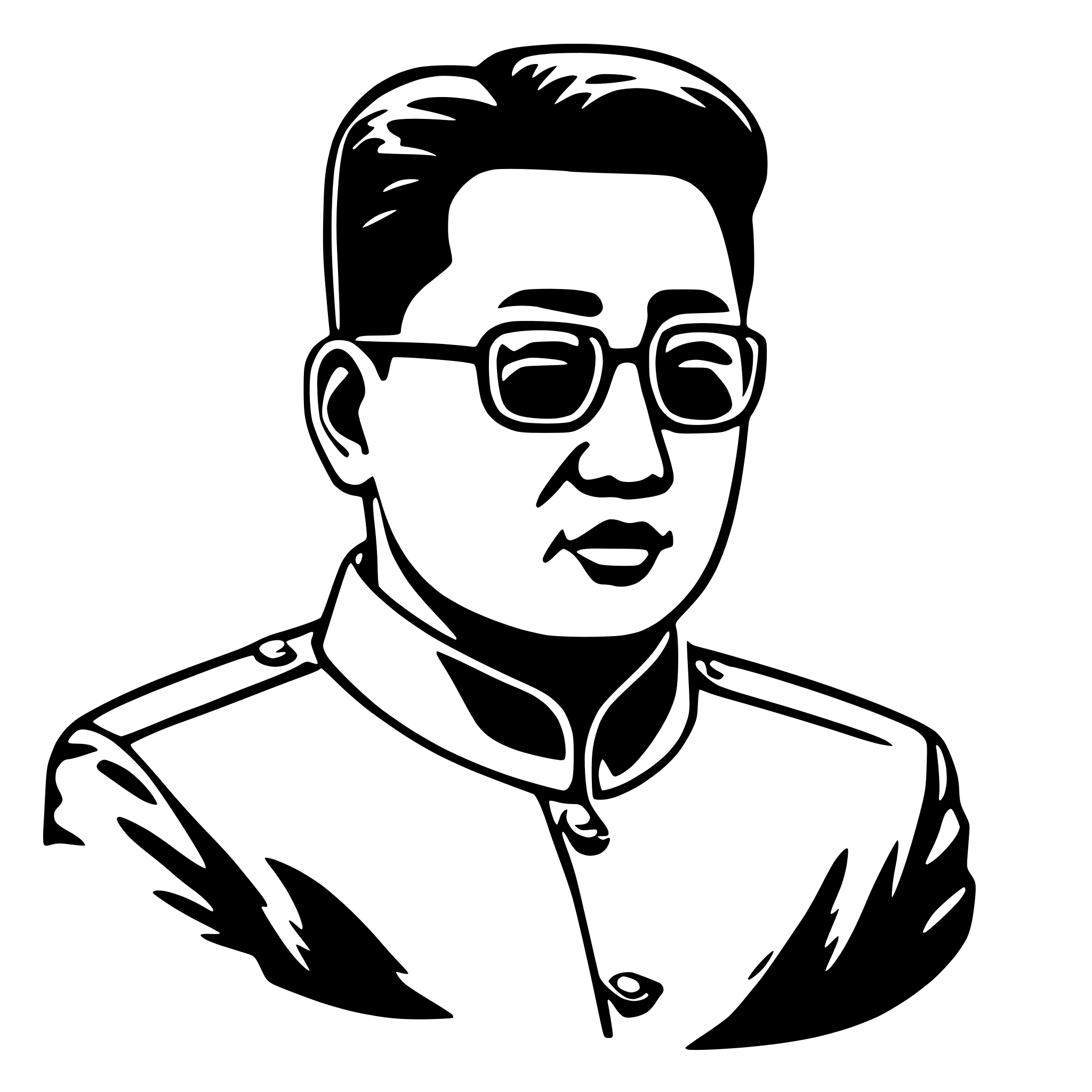 AI-generated SVG of 'avatar of kim jong un'
