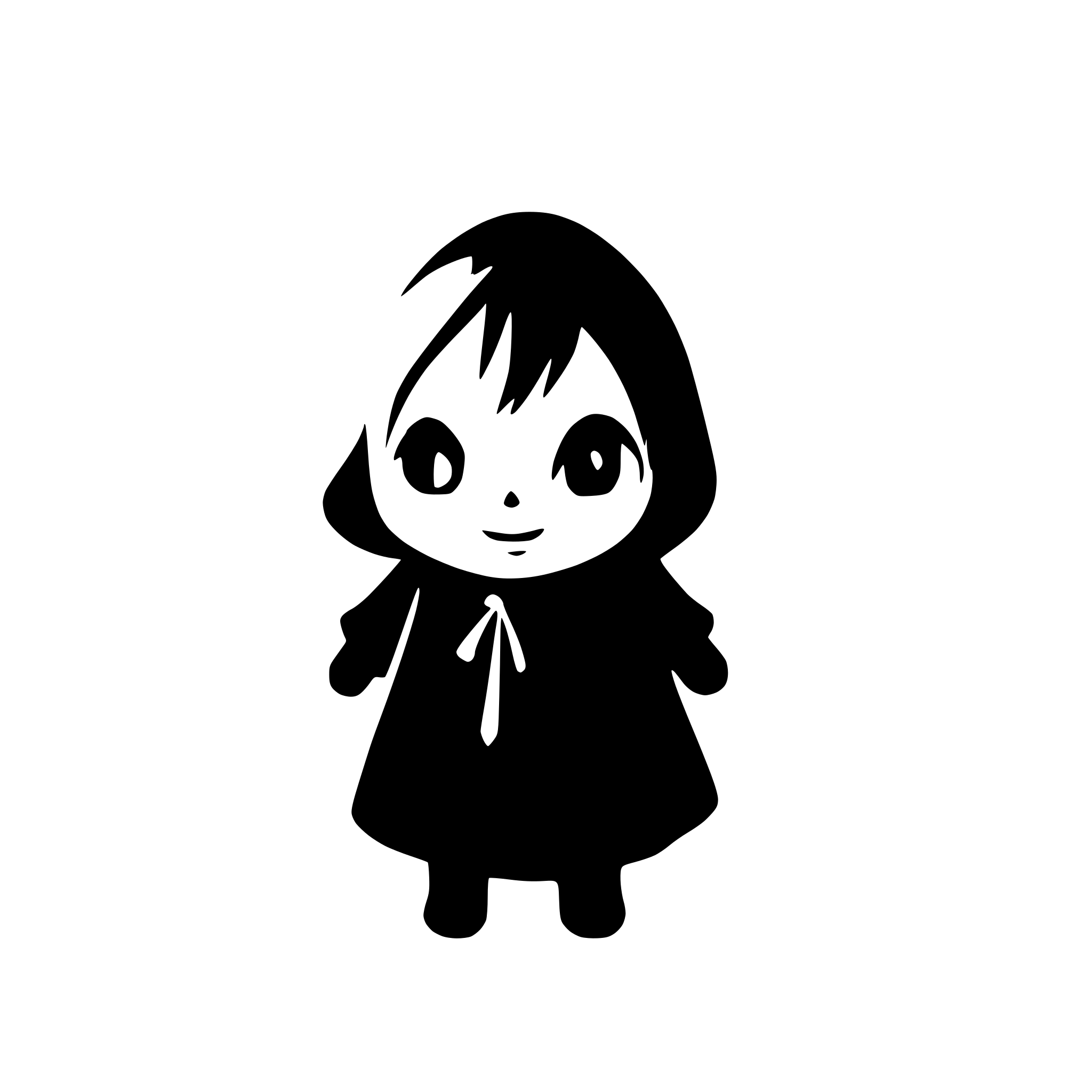 AI-generated SVG of a a litle ghost
