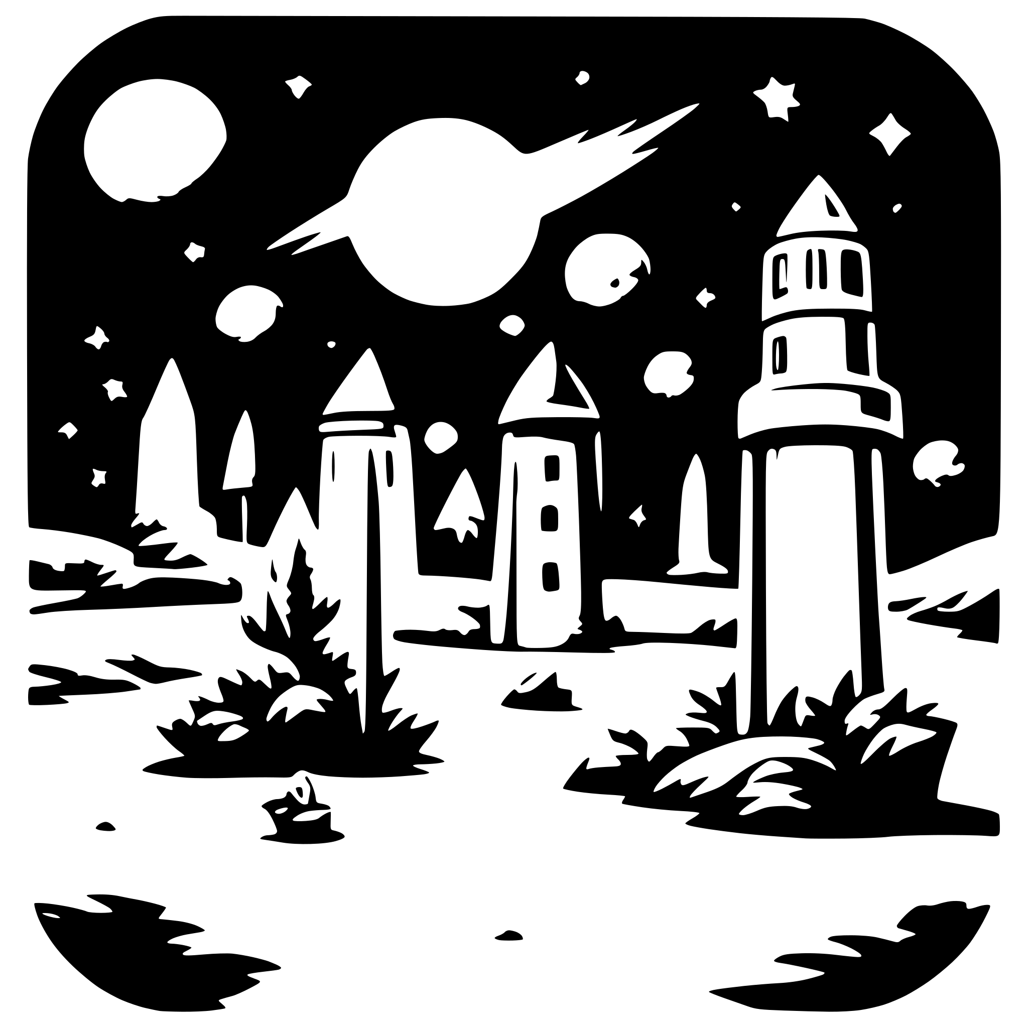 AI-generated SVG of a Create a space image