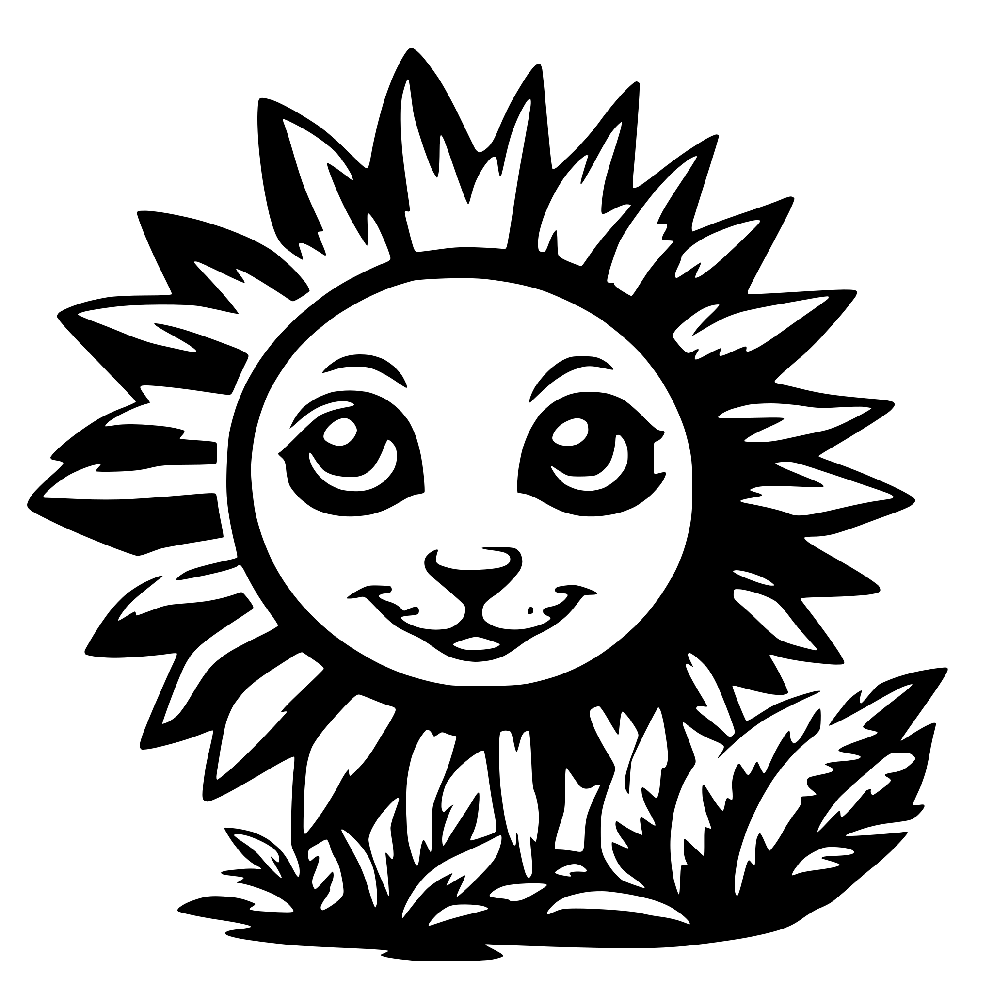 AI-generated SVG of 'sun catchedr'